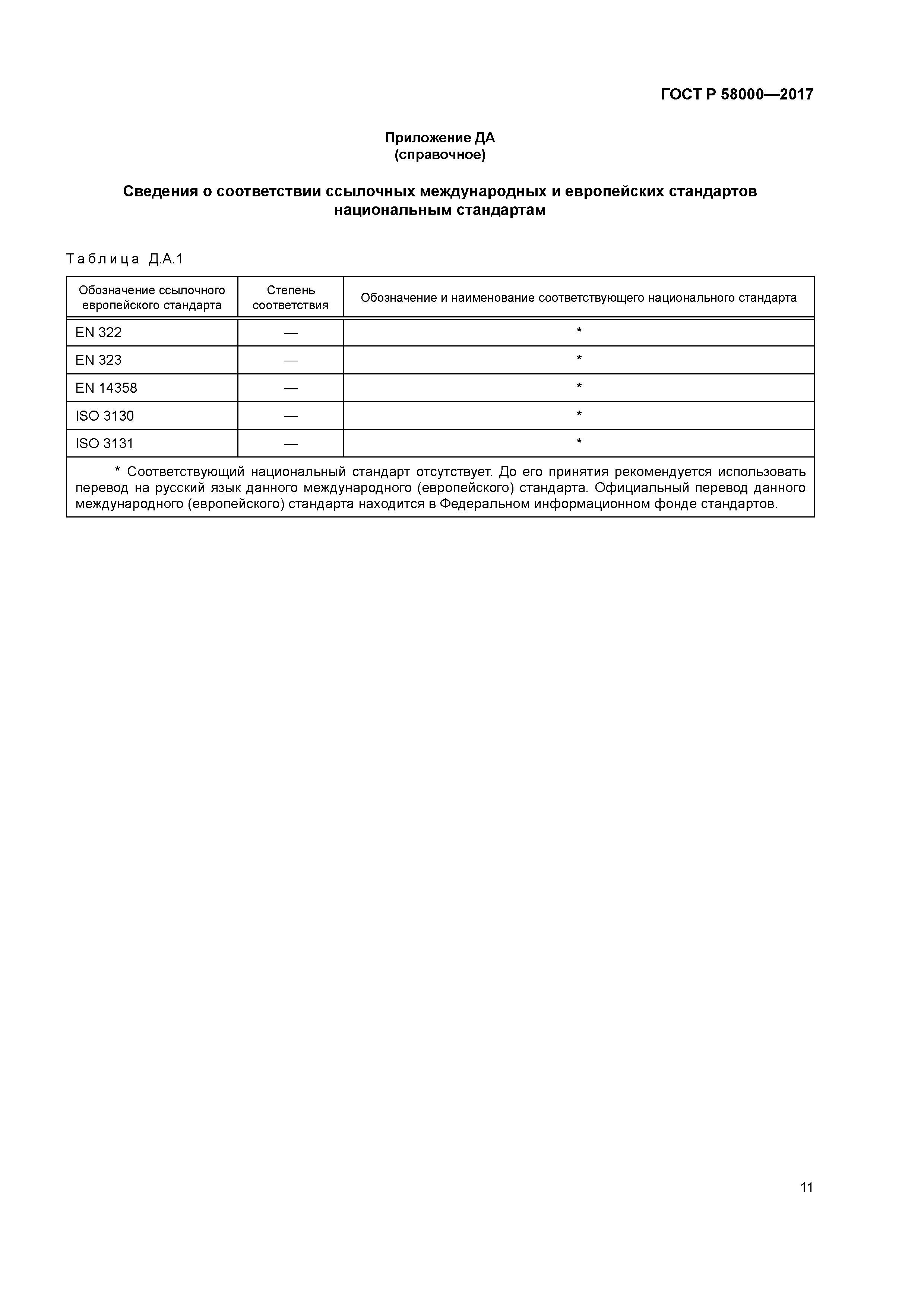 ГОСТ Р 58000-2017