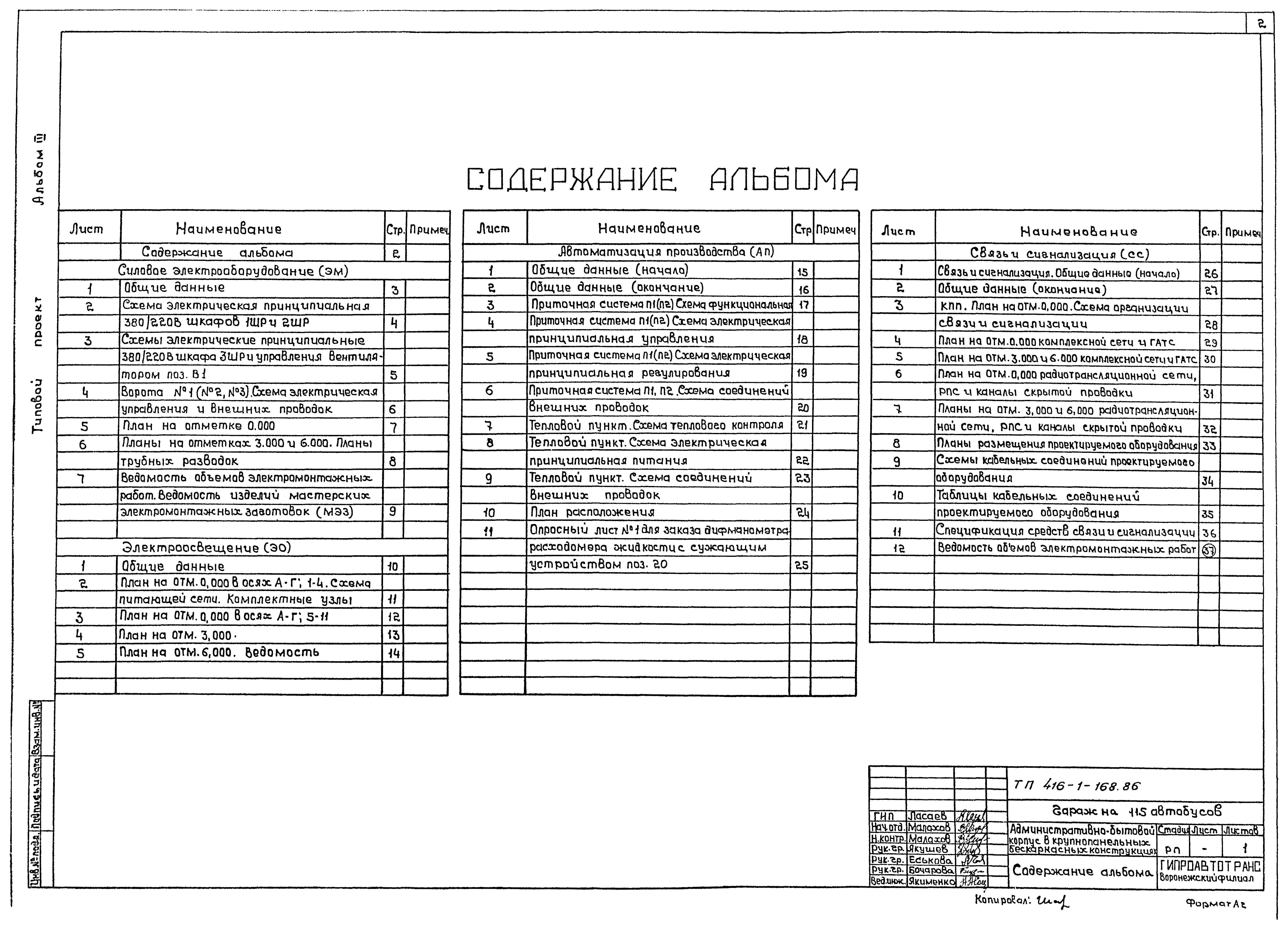 Типовой проект 416-1-168.86