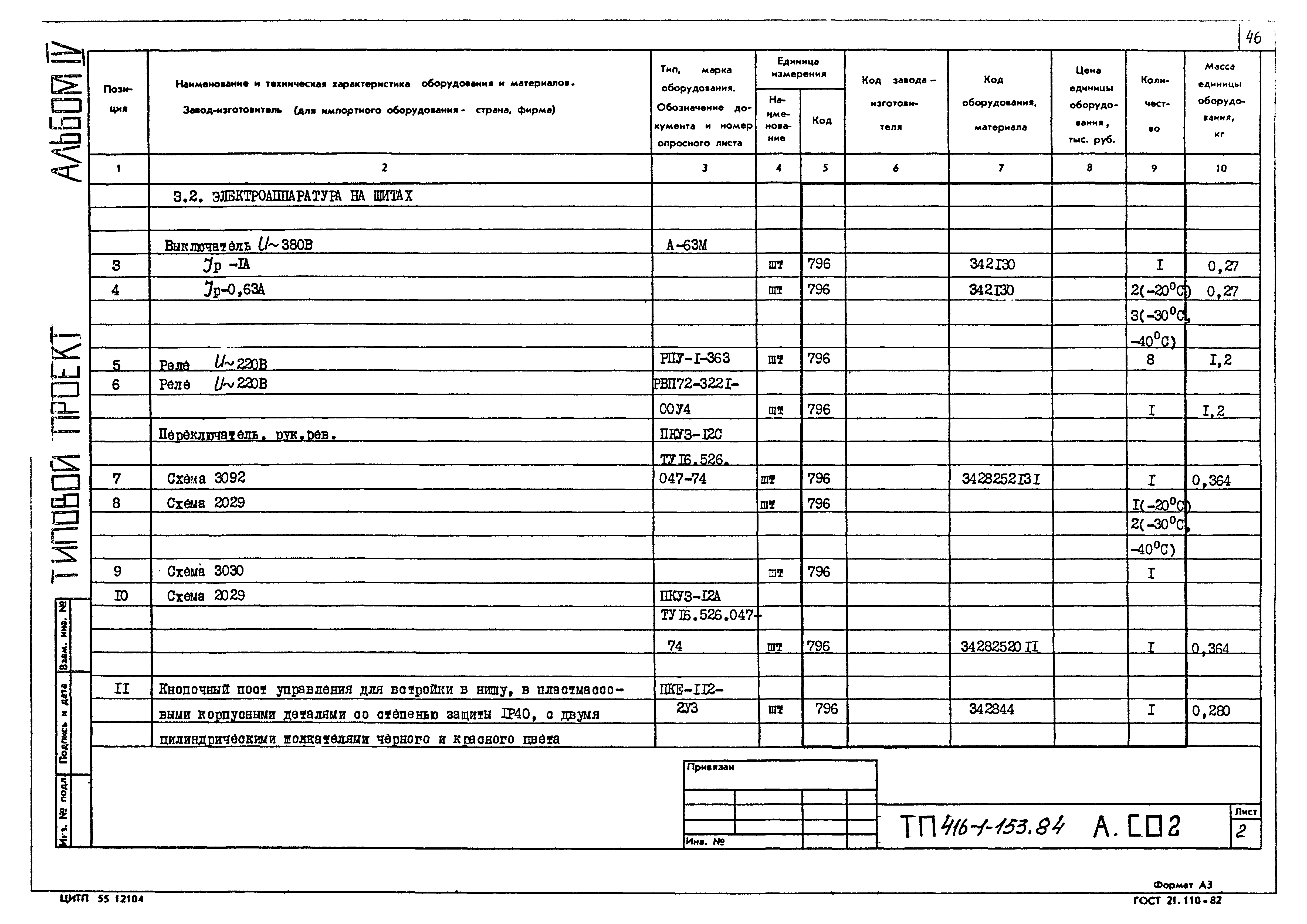 Типовой проект 416-1-153.84