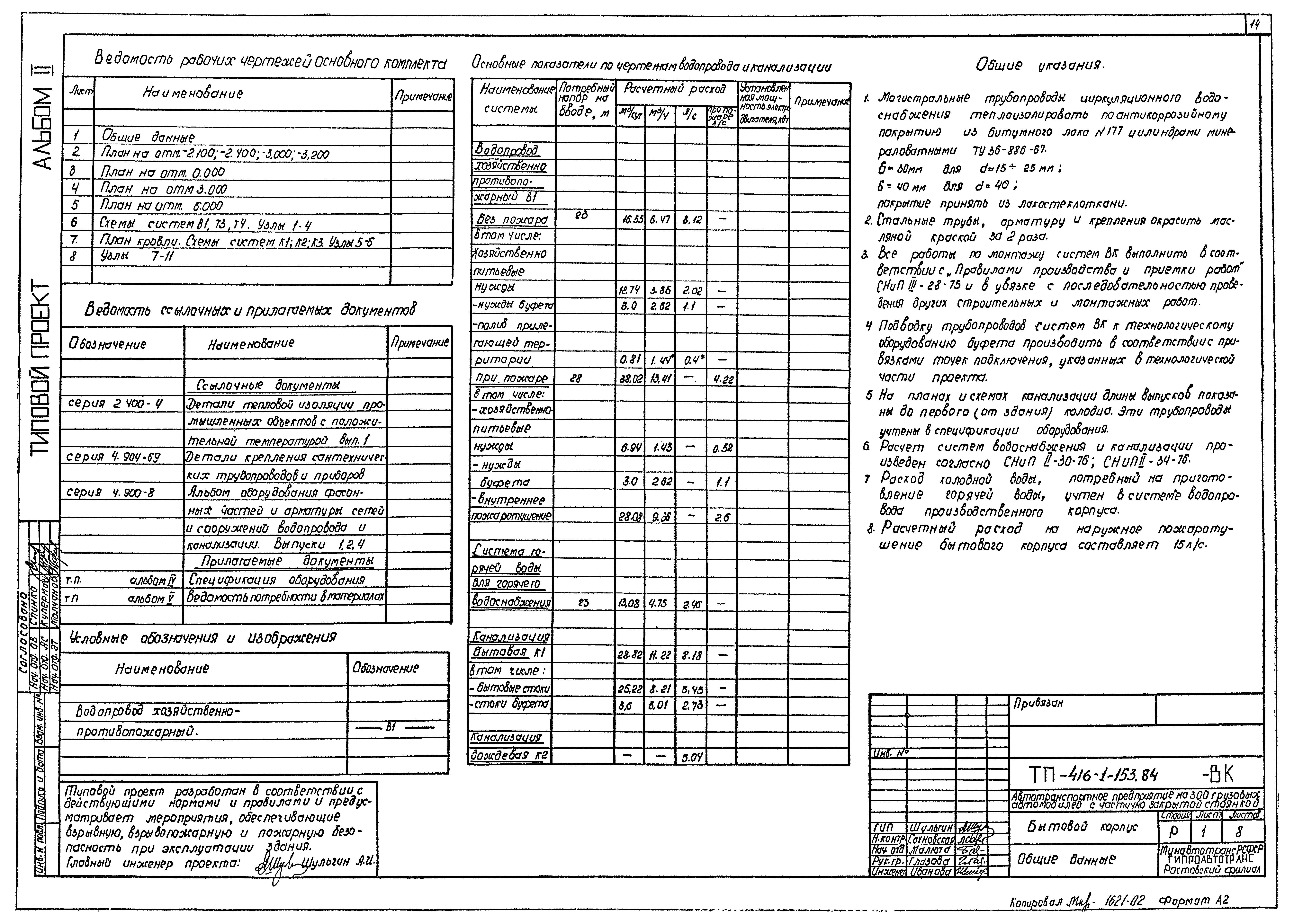 Типовой проект 416-1-153.84