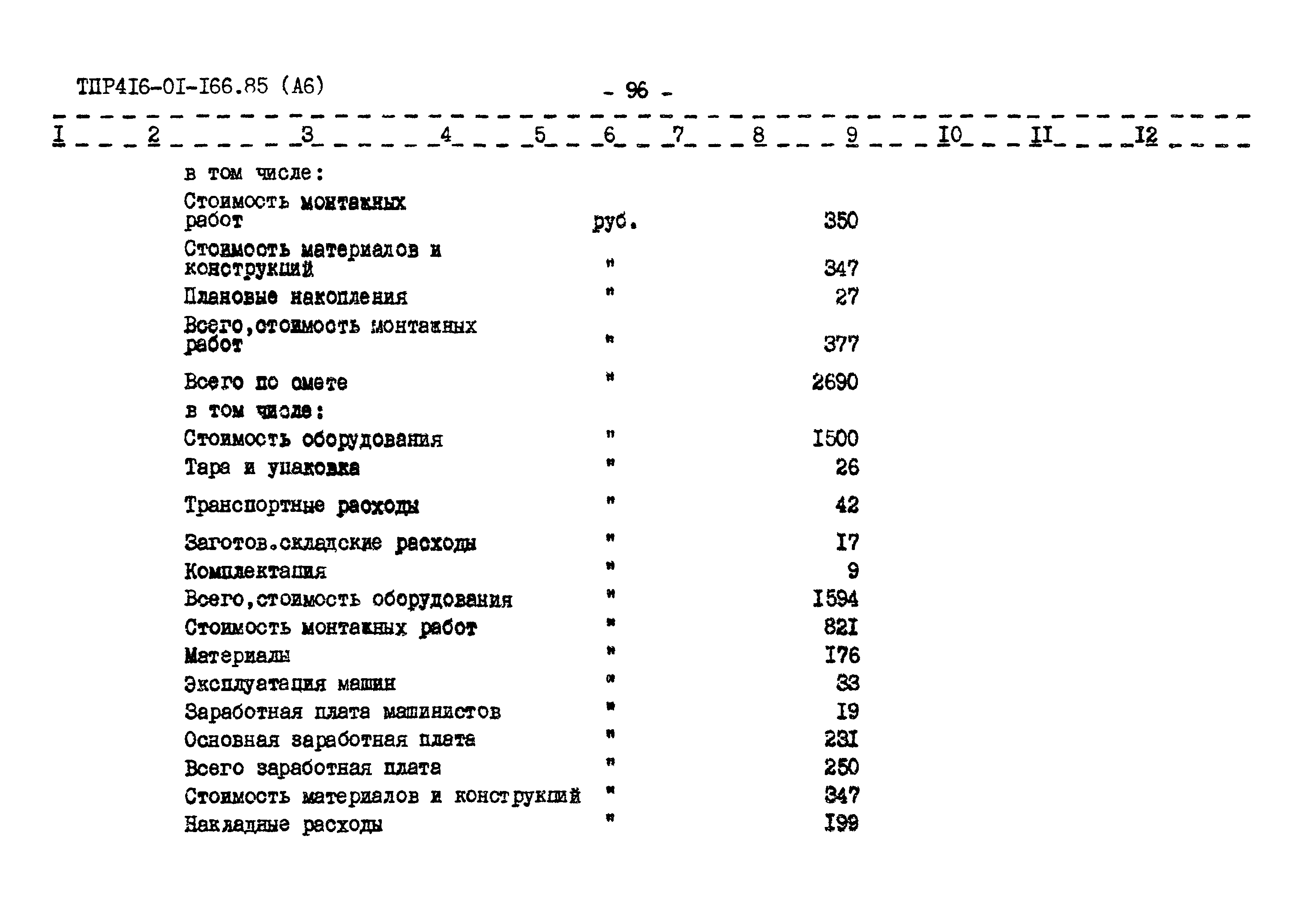 Типовые проектные решения 416-01-166.85