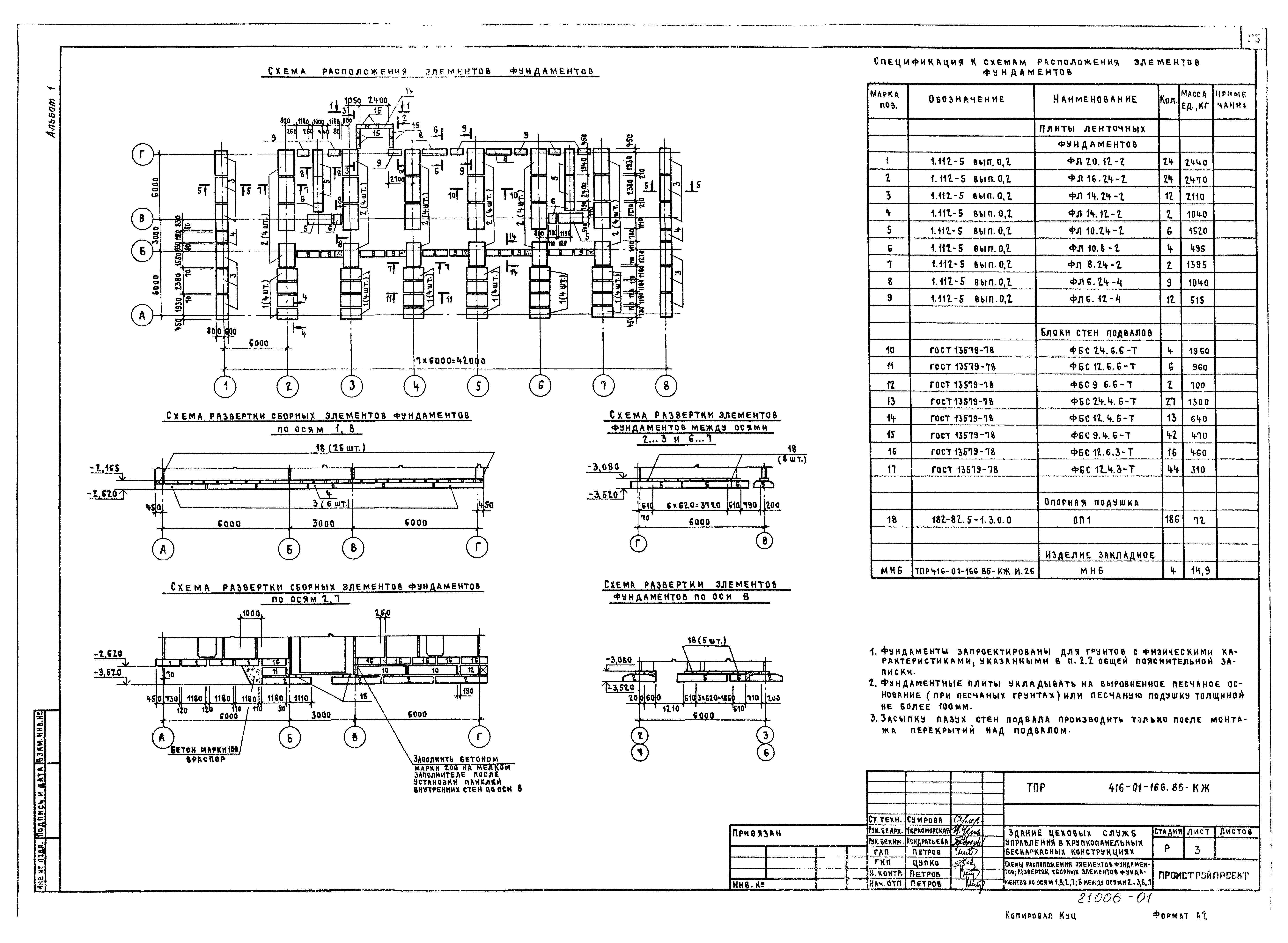 Типовые проектные решения 416-01-166.85