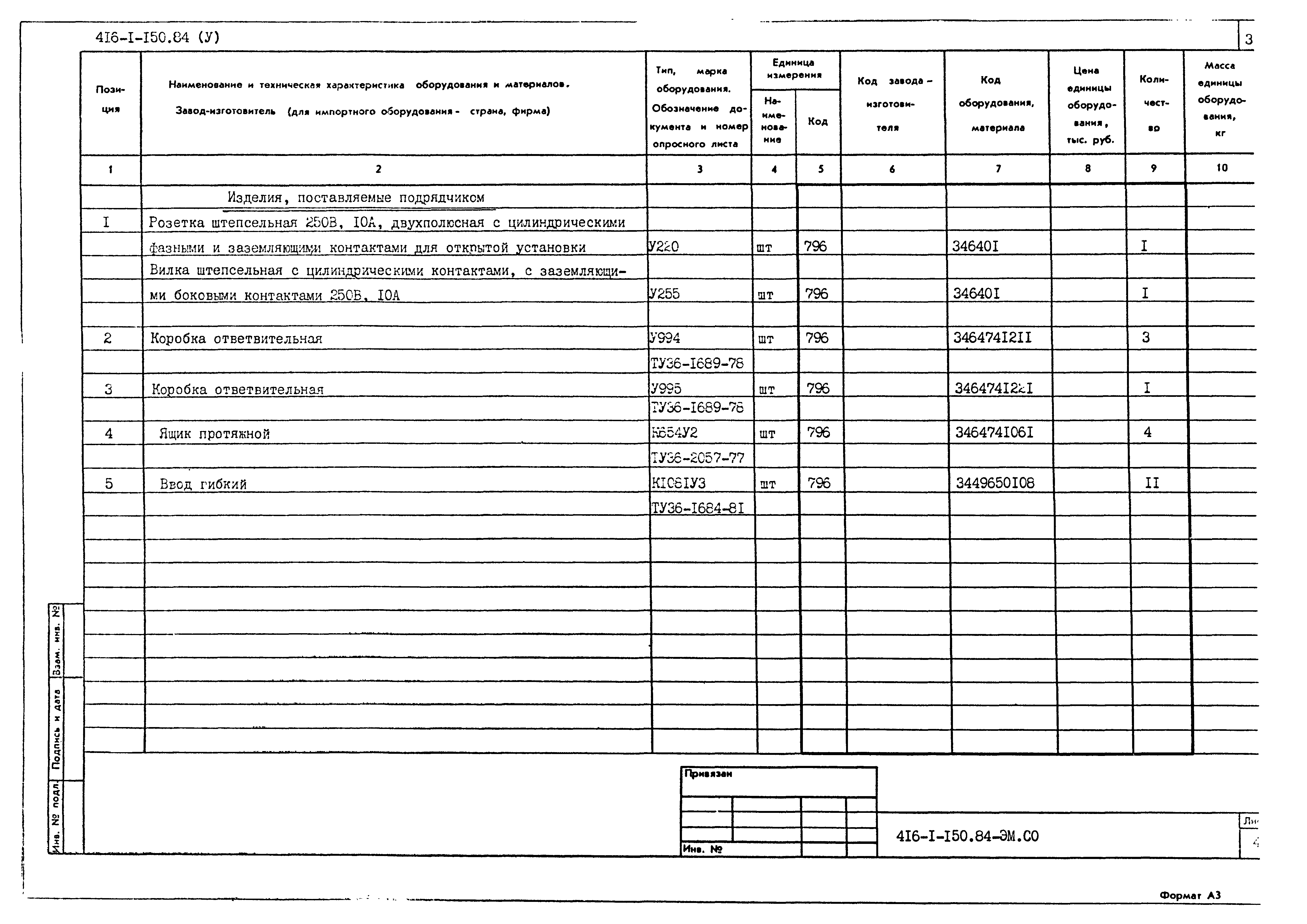 Типовой проект 416-1-150.84