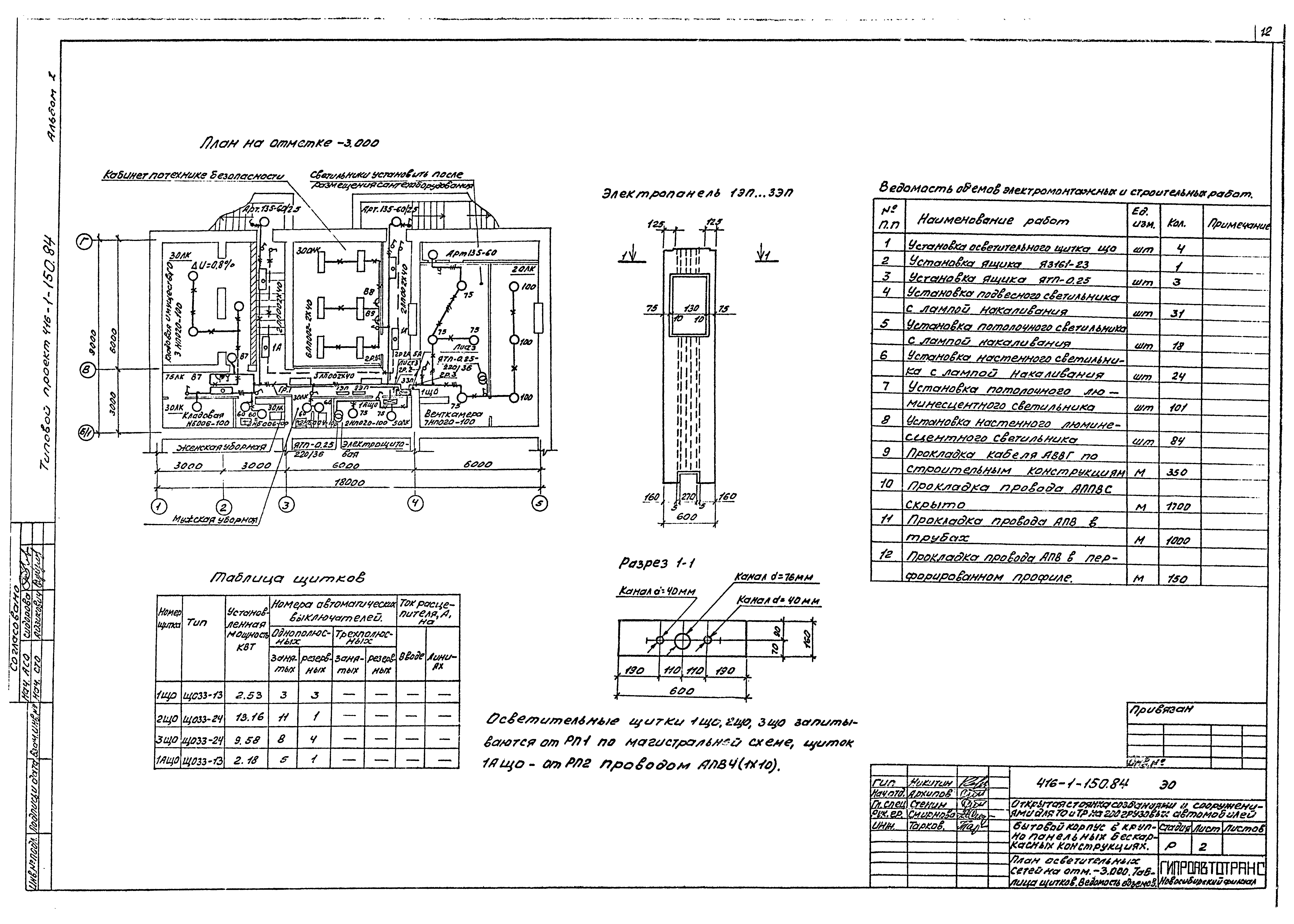 Типовой проект 416-1-150.84