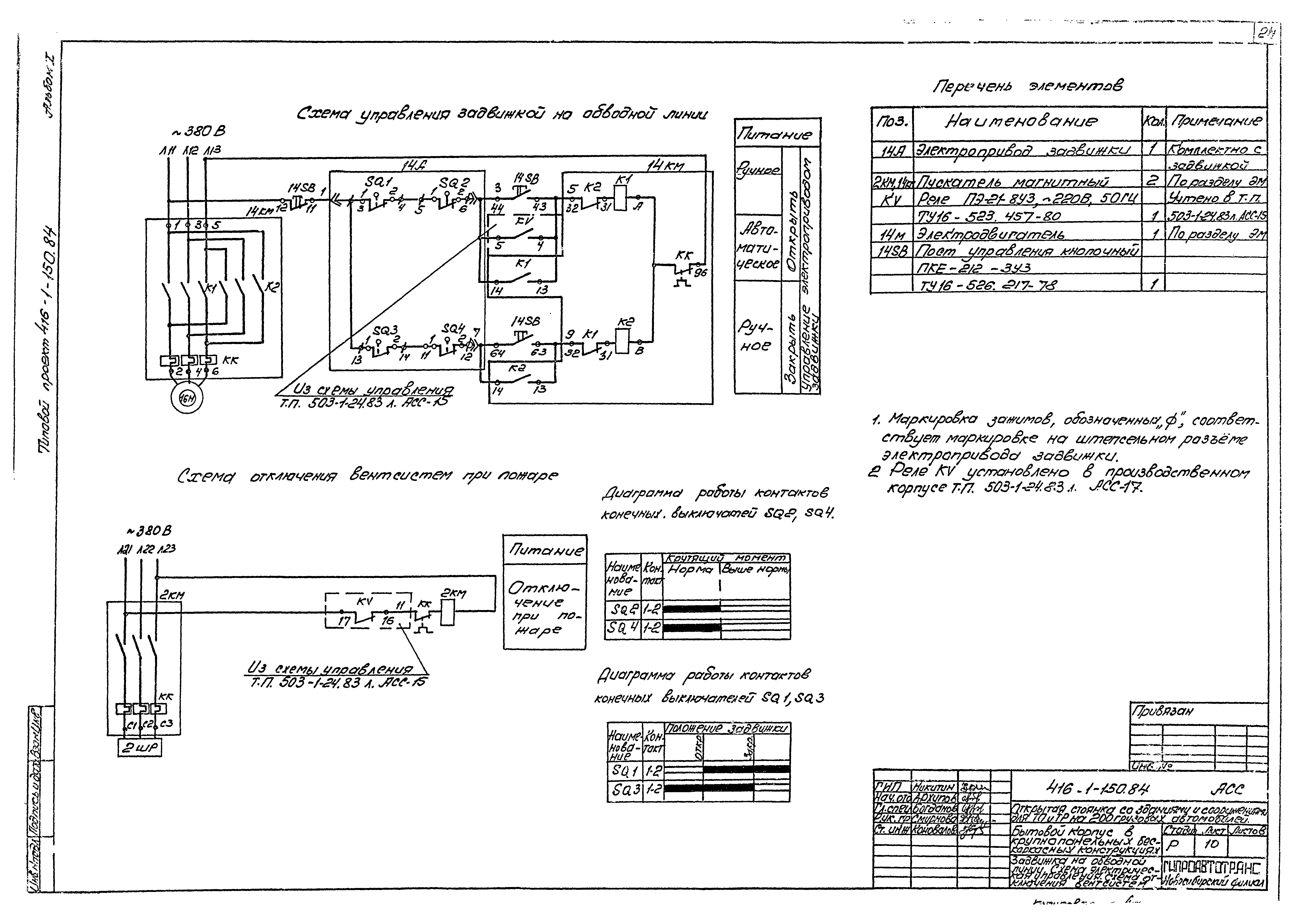 Типовой проект 416-1-150.84