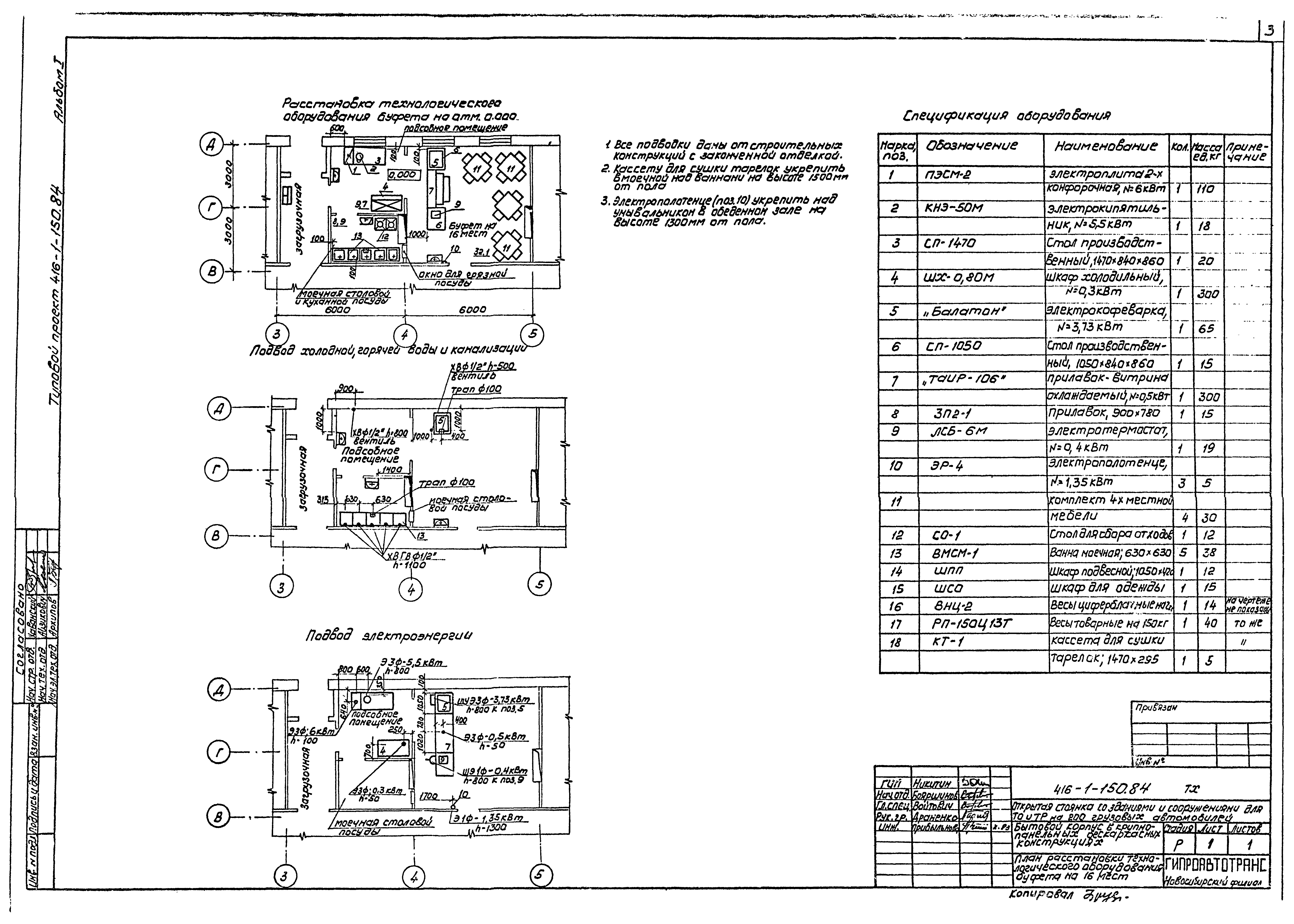 Типовой проект 416-1-150.84