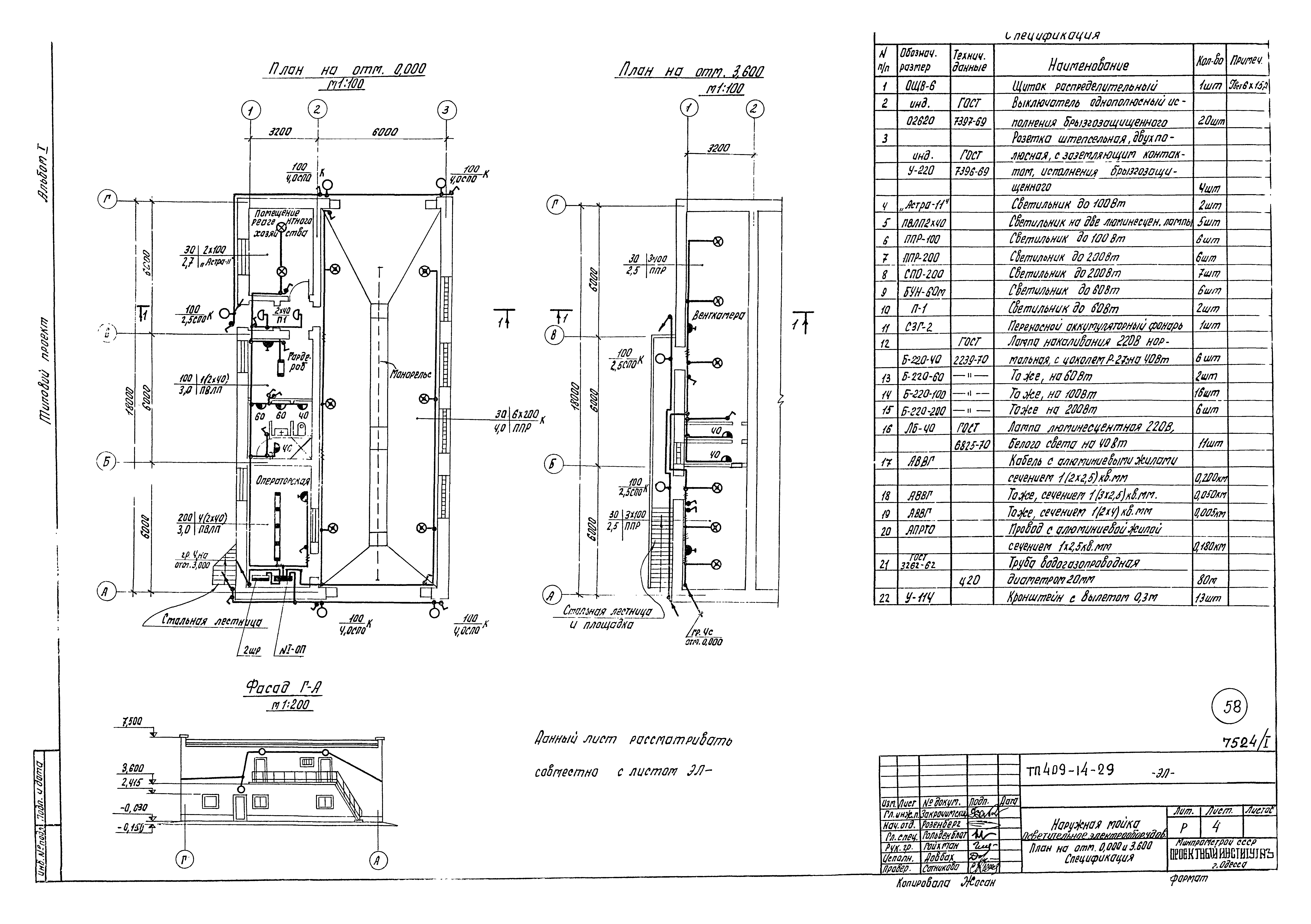 Типовой проект 409-14-29