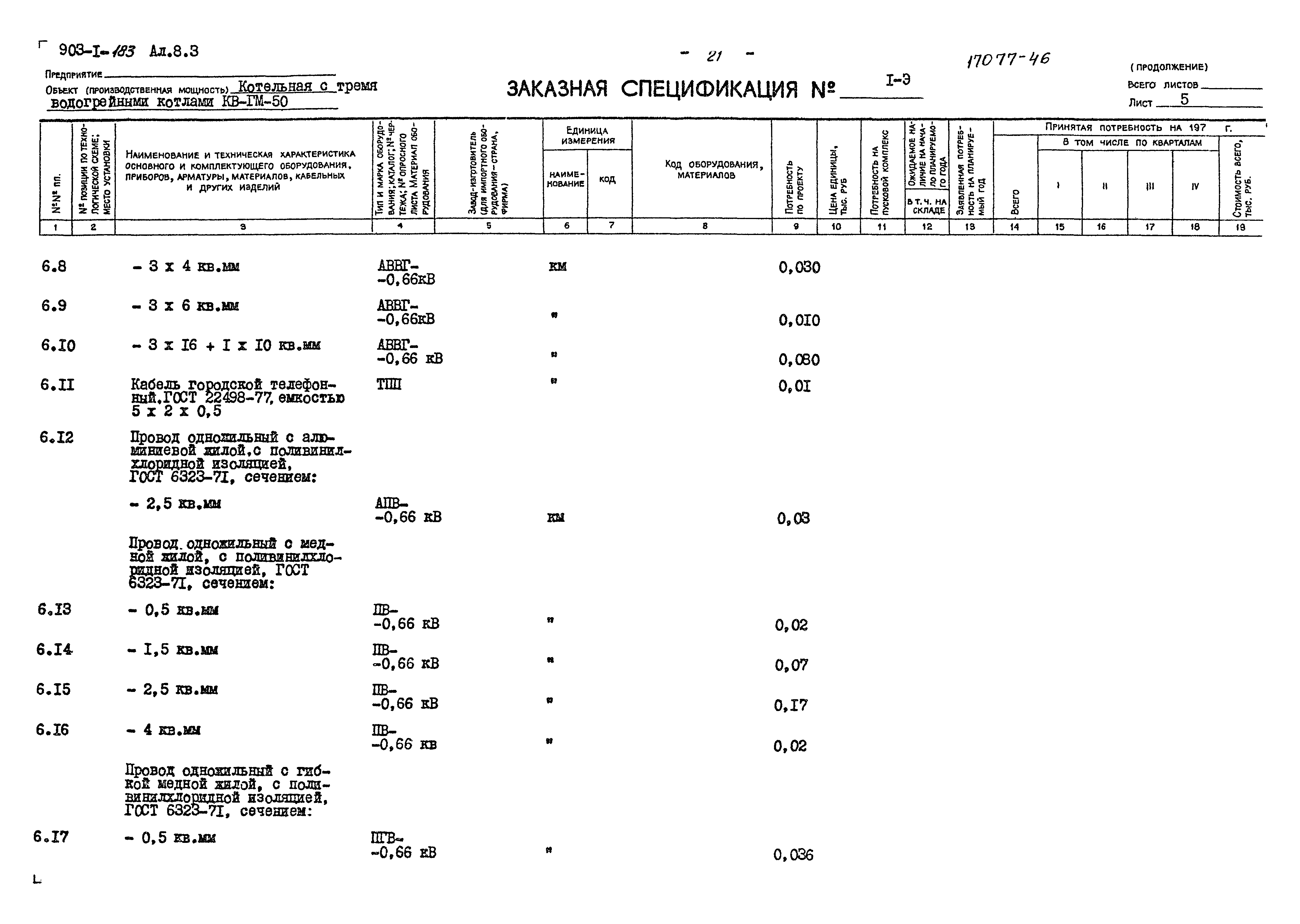 Типовой проект 903-1-183
