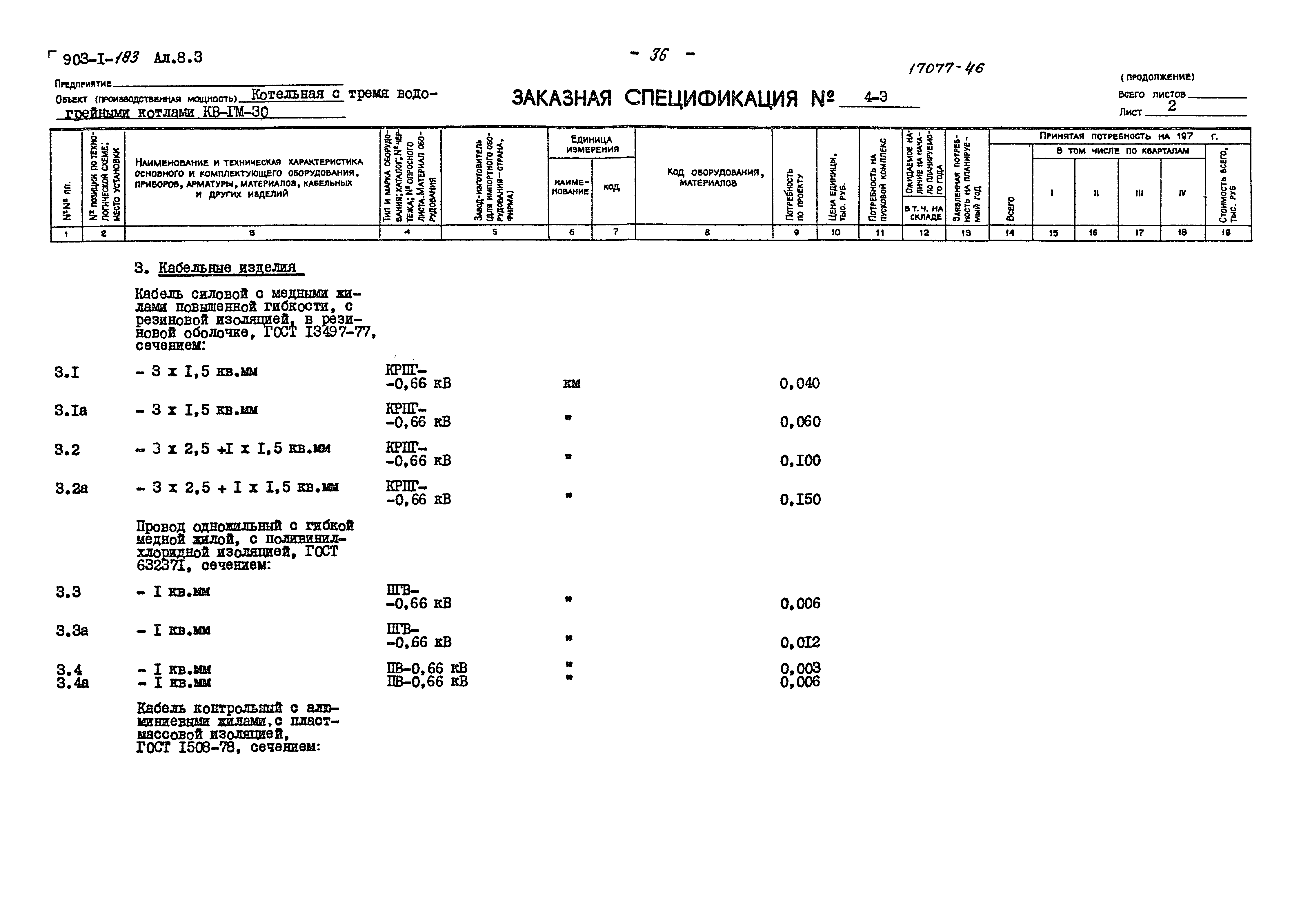 Типовой проект 903-1-183