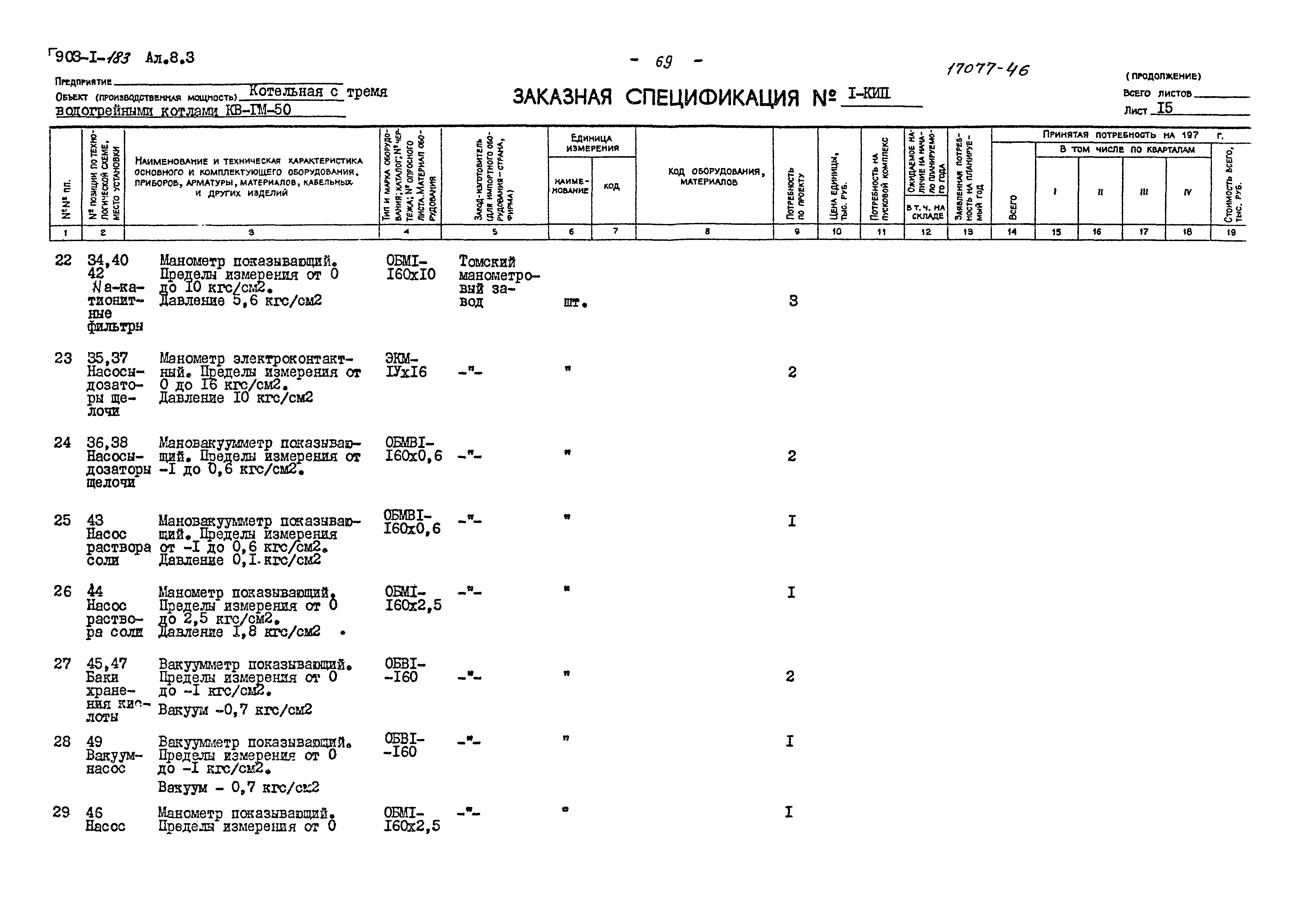 Типовой проект 903-1-183