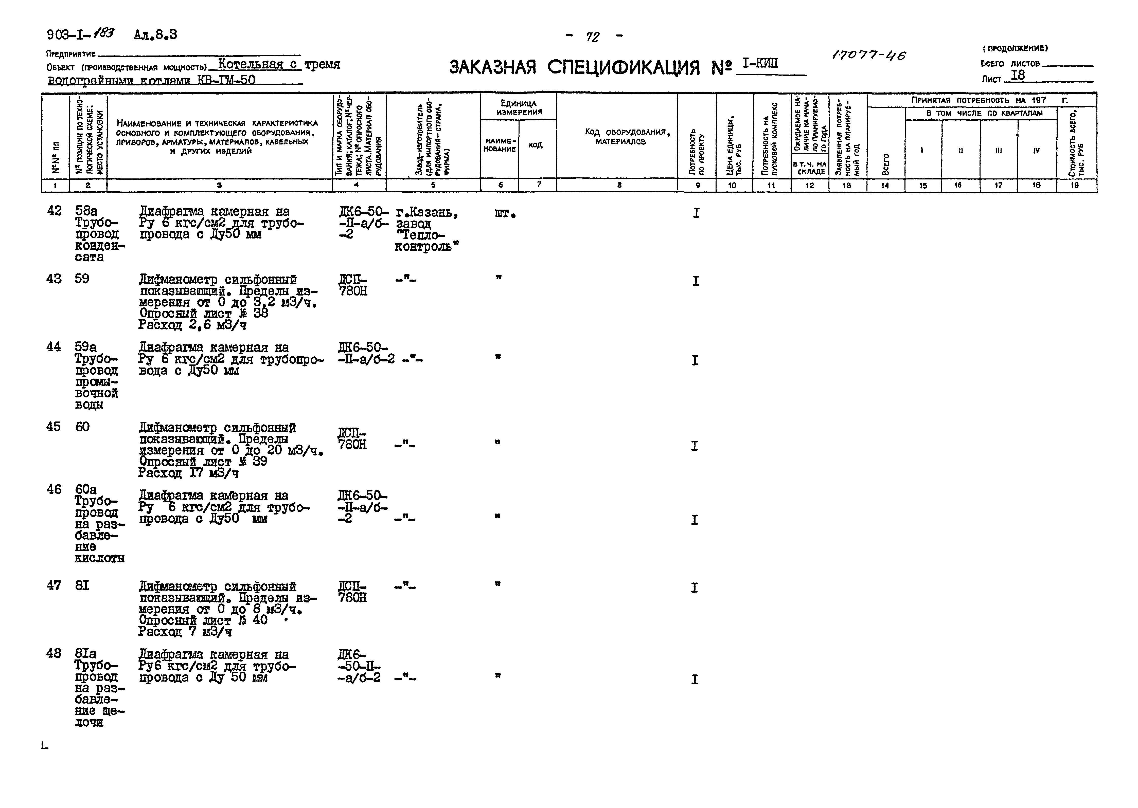 Типовой проект 903-1-183