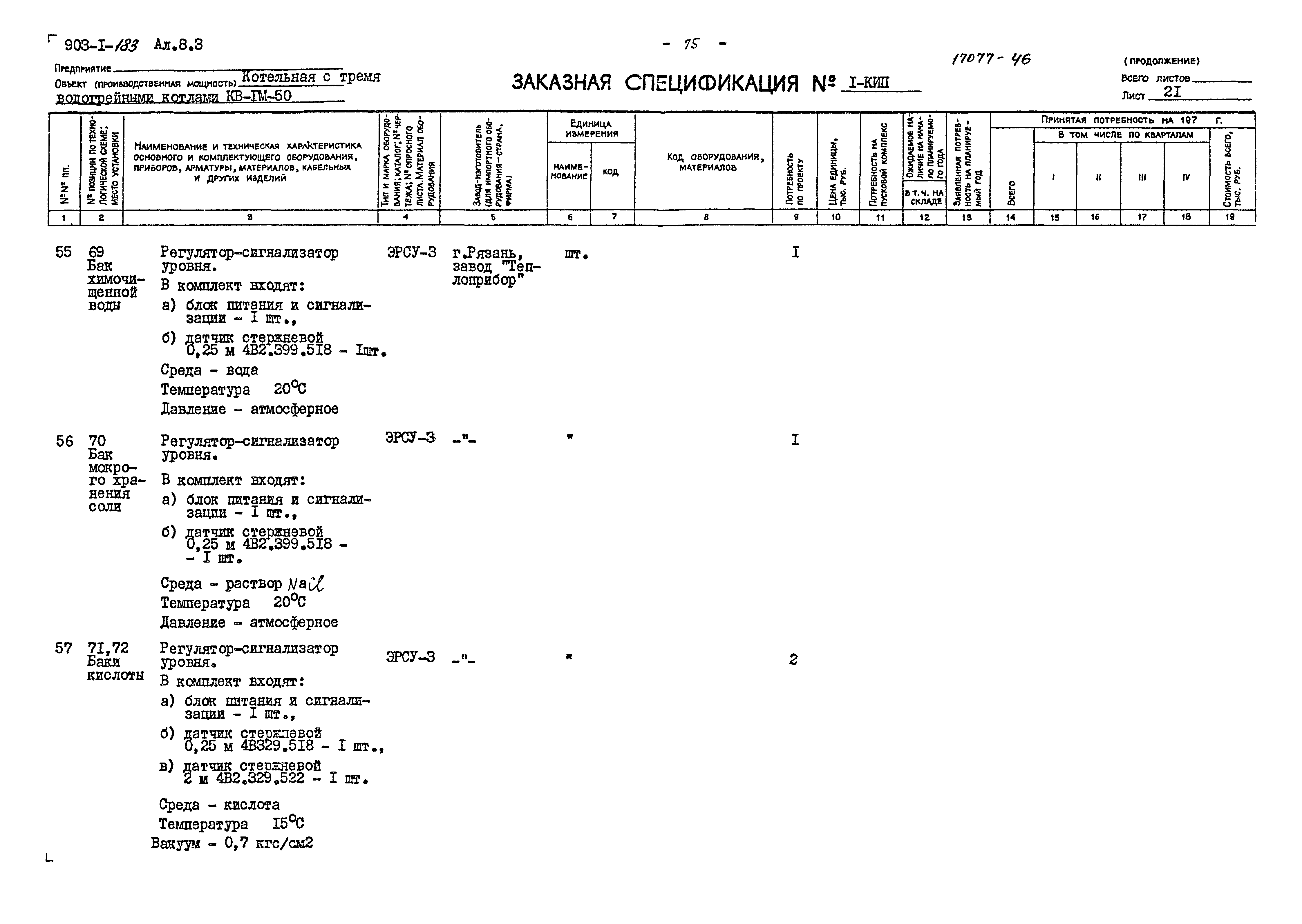 Типовой проект 903-1-183
