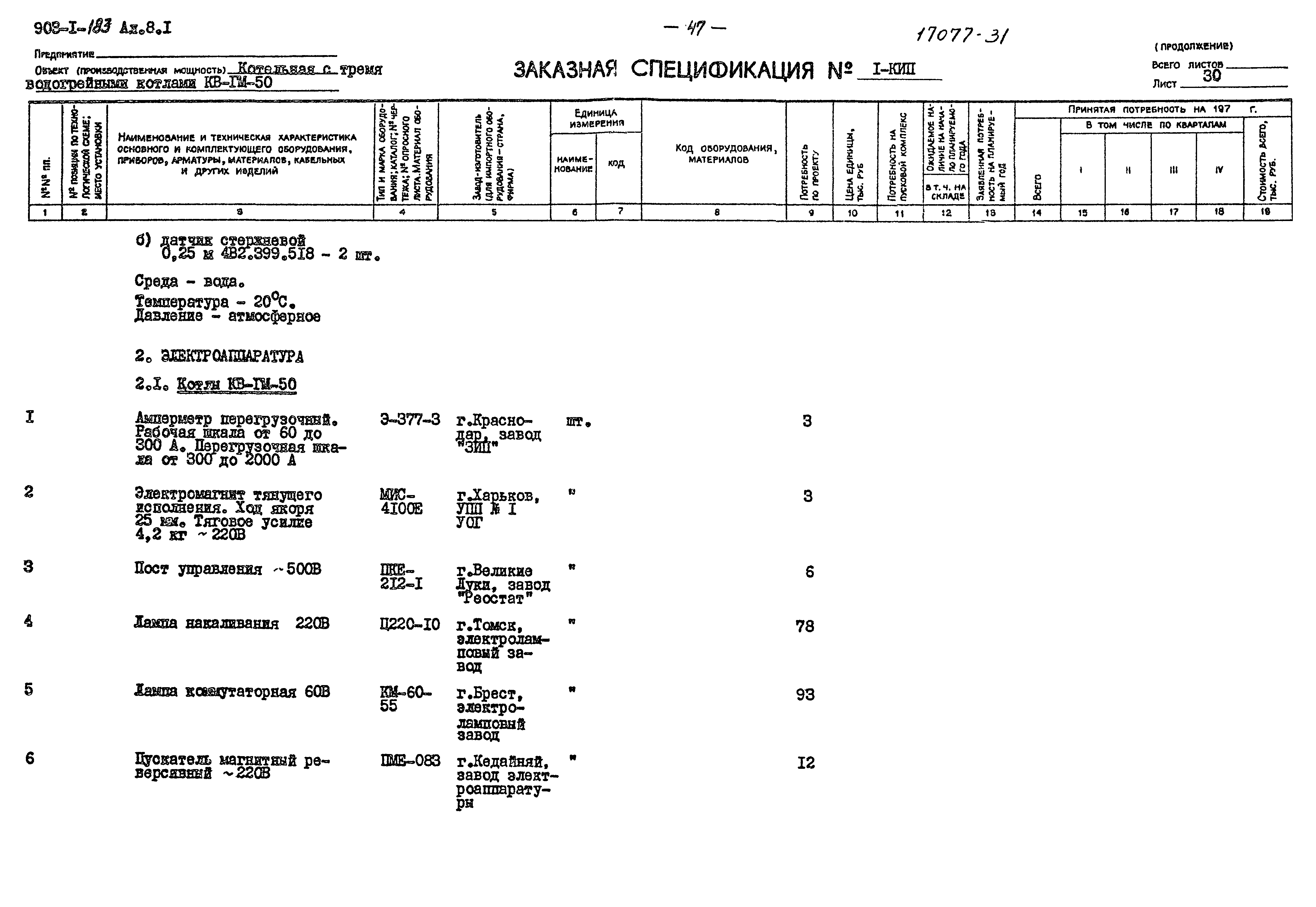 Типовой проект 903-1-183
