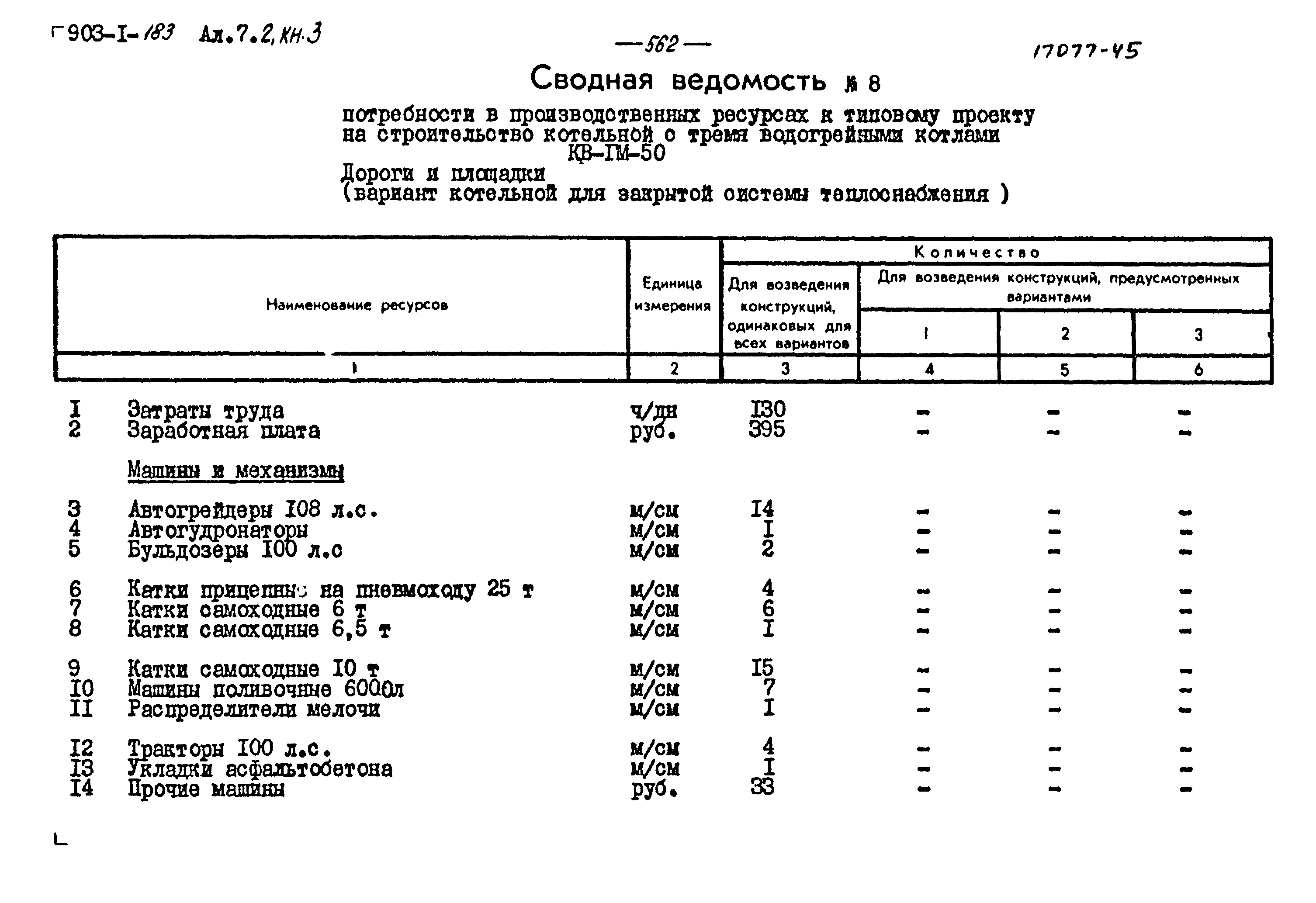 Типовой проект 903-1-183