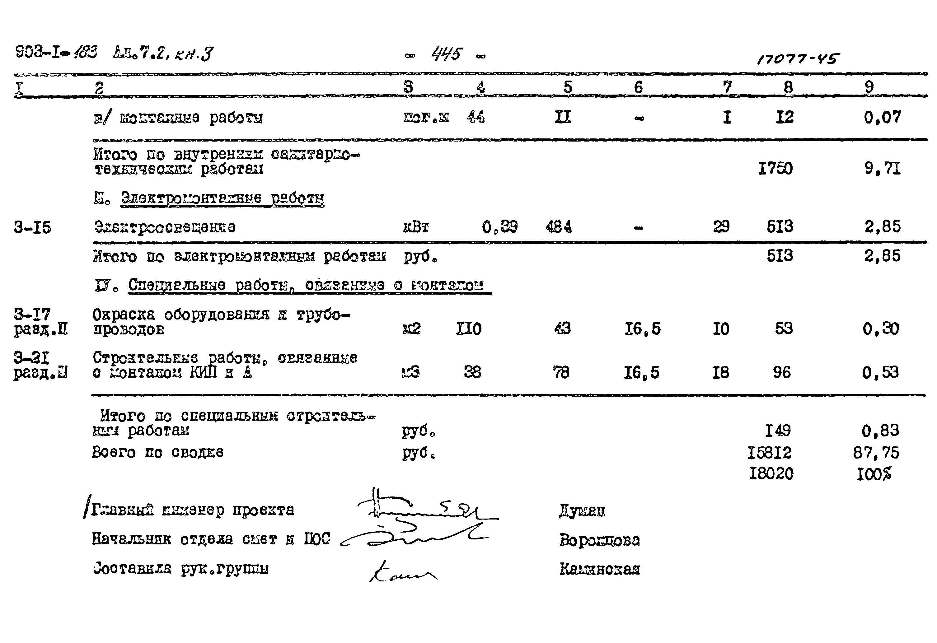 Типовой проект 903-1-183