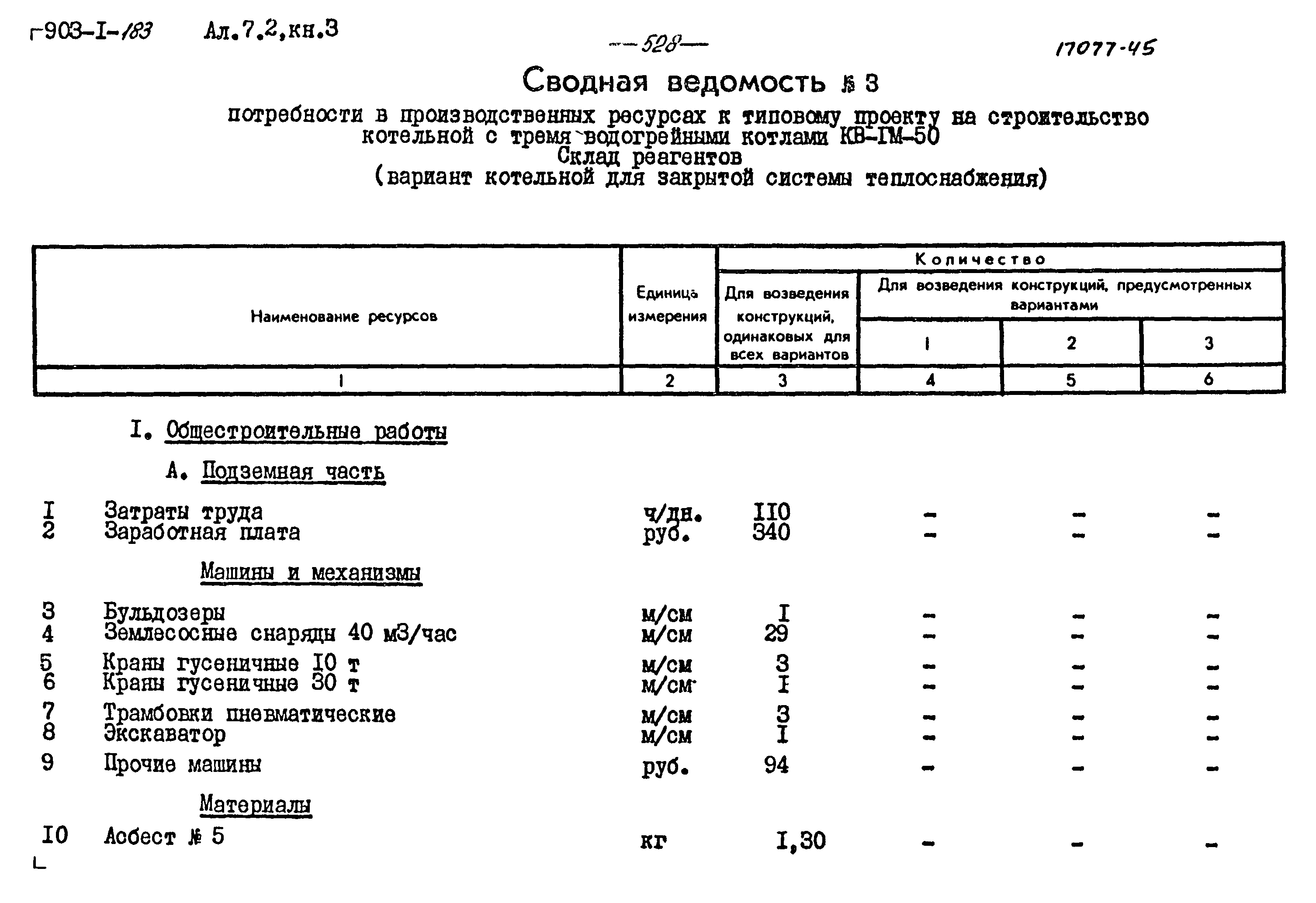 Типовой проект 903-1-183