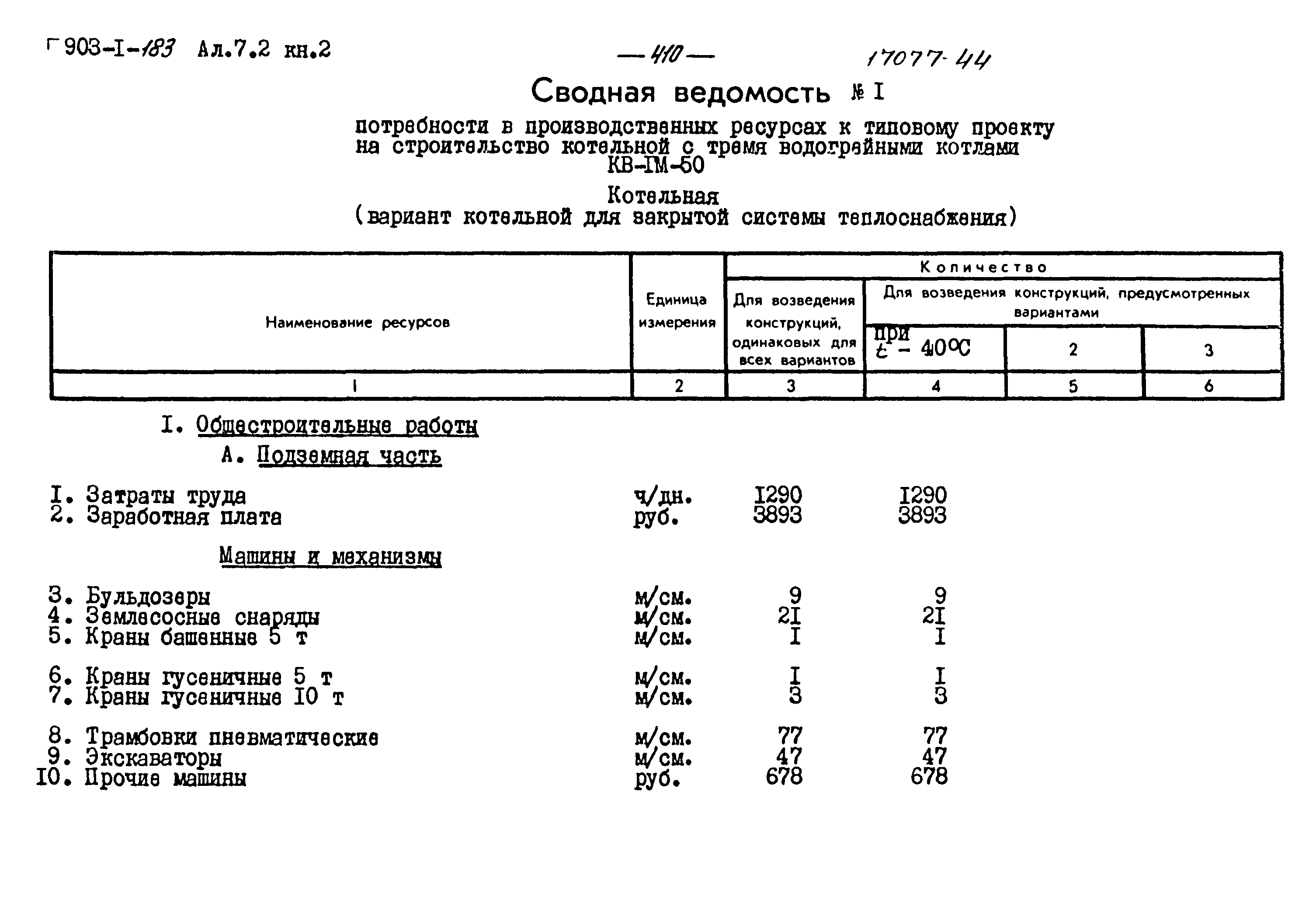 Типовой проект 903-1-183