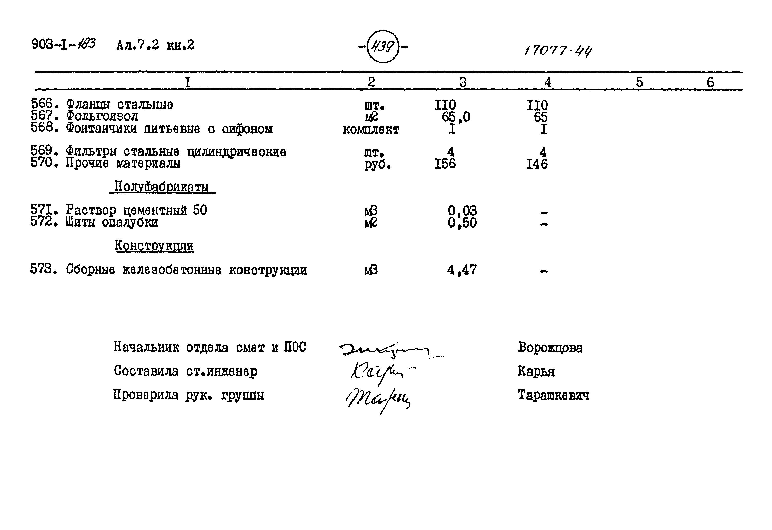 Типовой проект 903-1-183