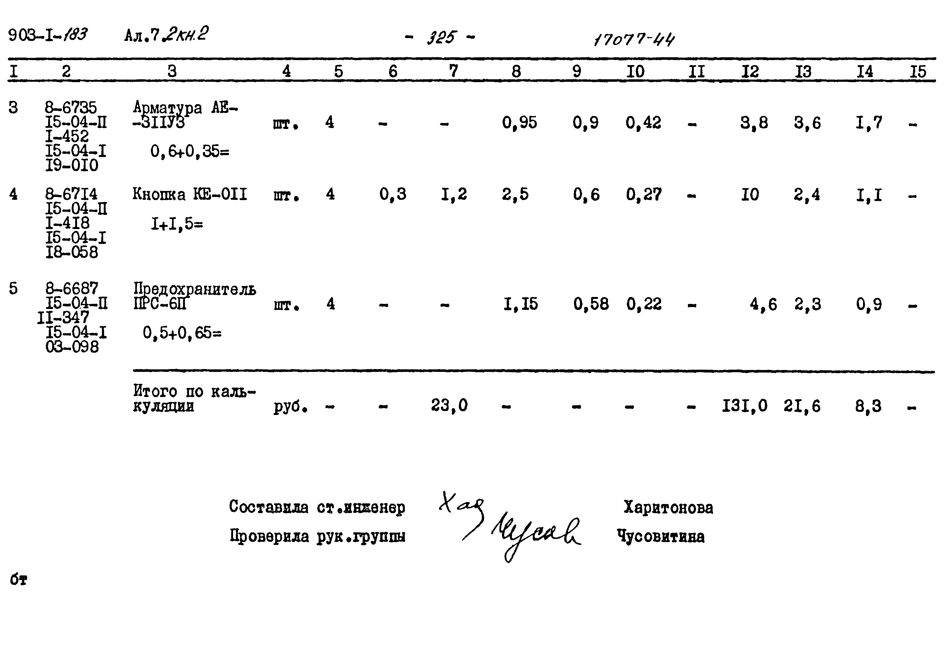 Типовой проект 903-1-183