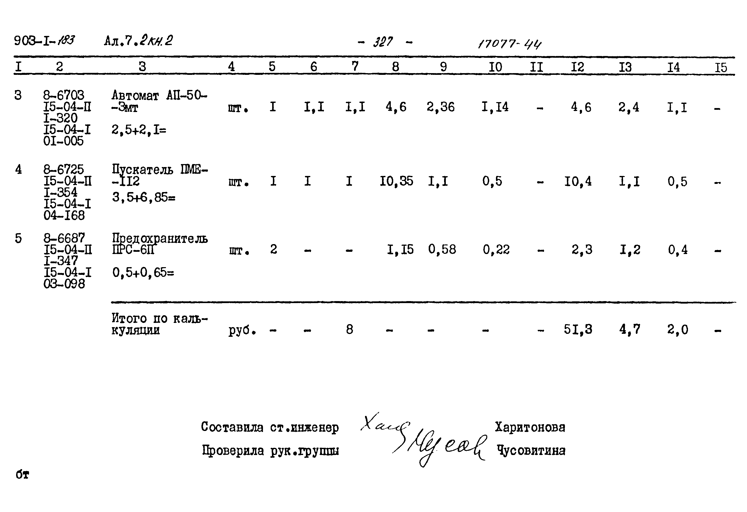 Типовой проект 903-1-183