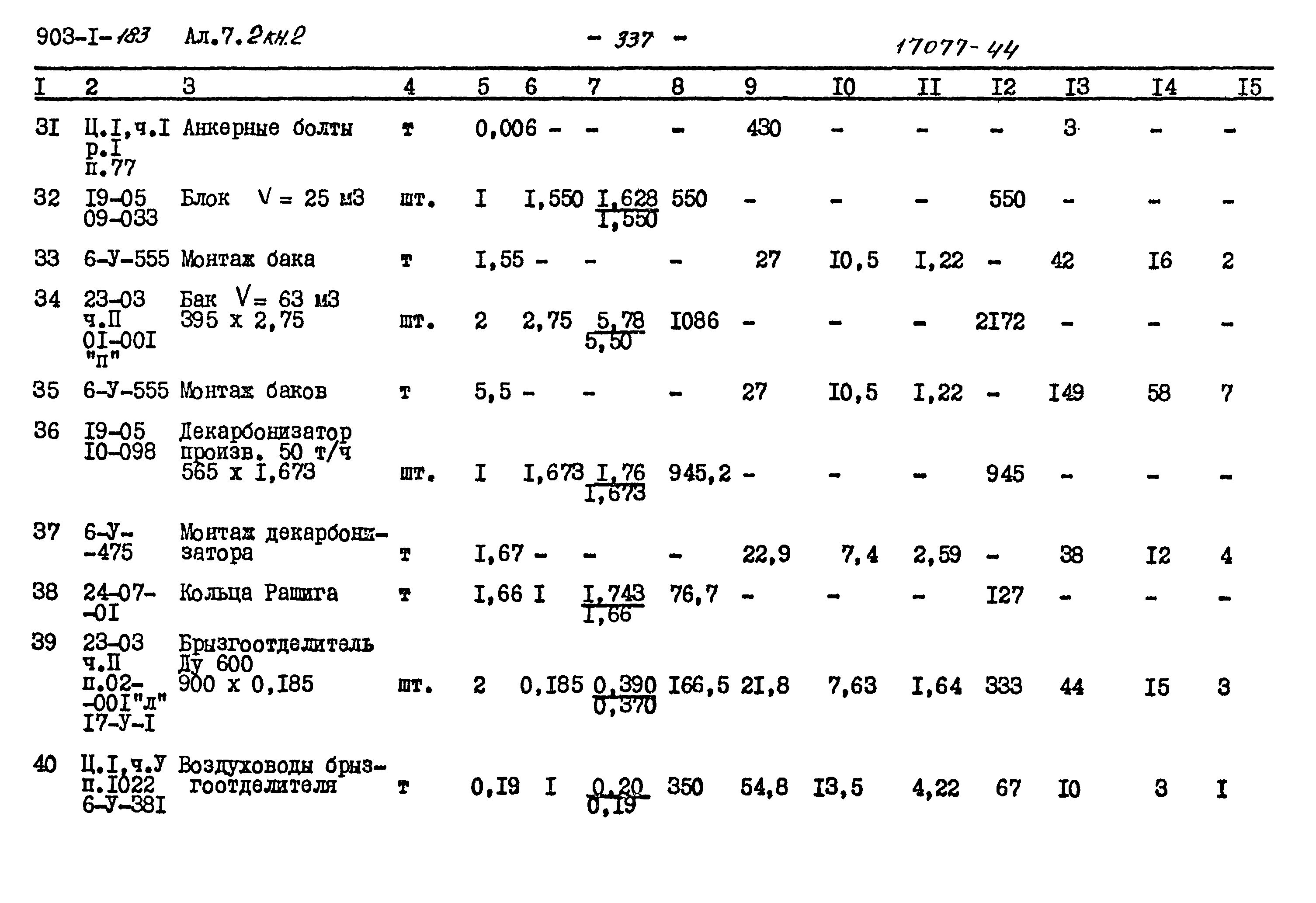 Типовой проект 903-1-183
