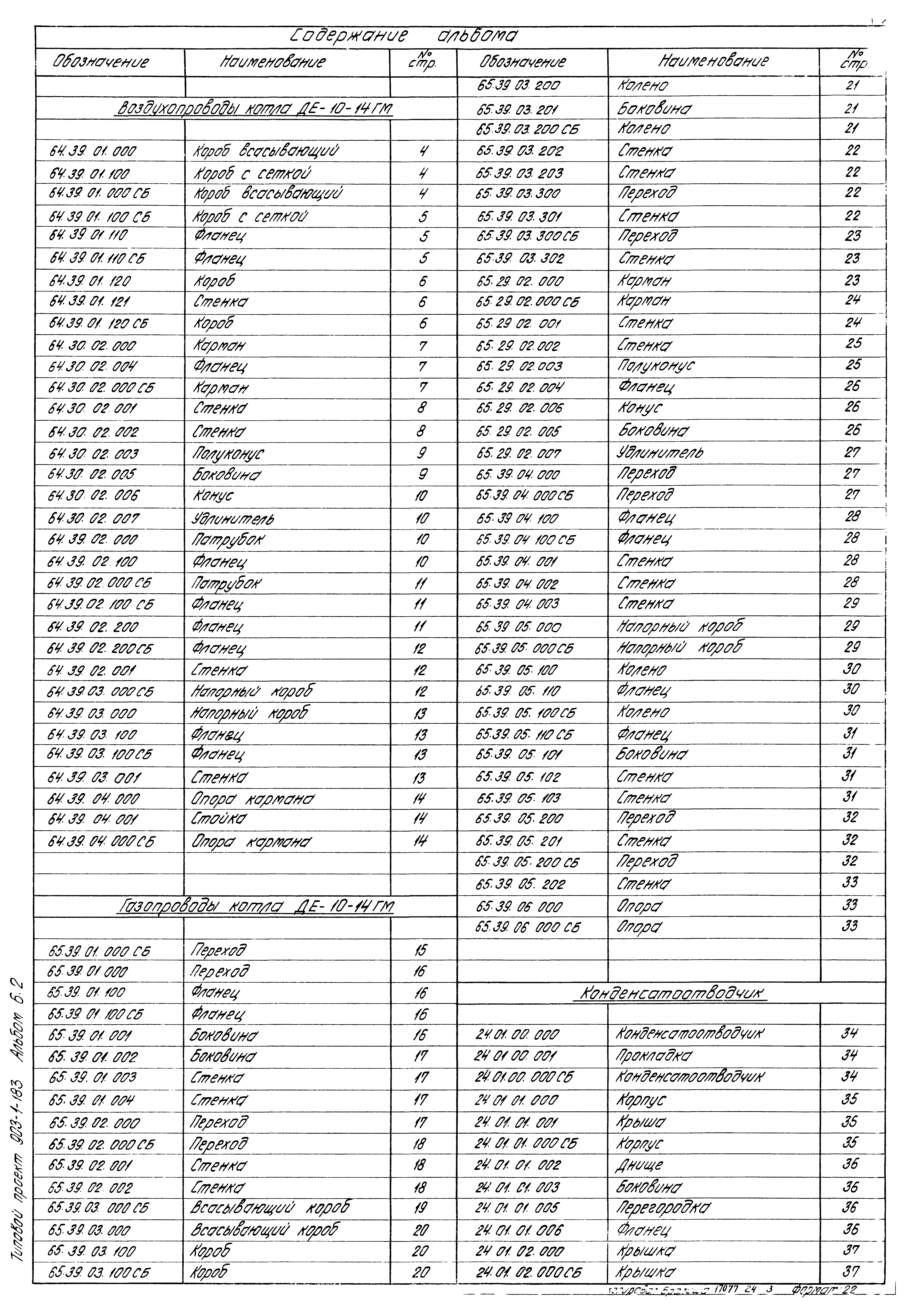 Типовой проект 903-1-183
