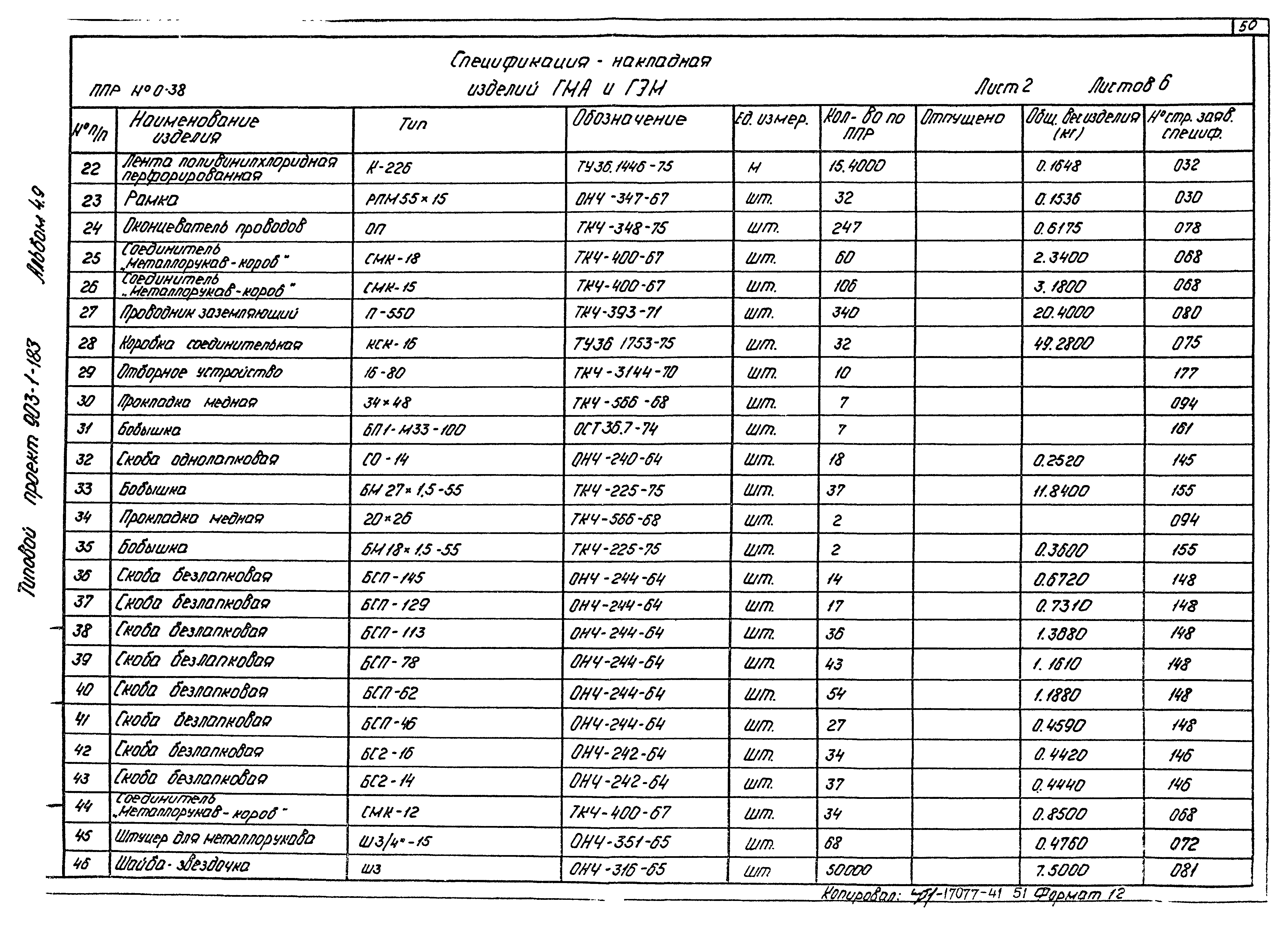Типовой проект 903-1-183