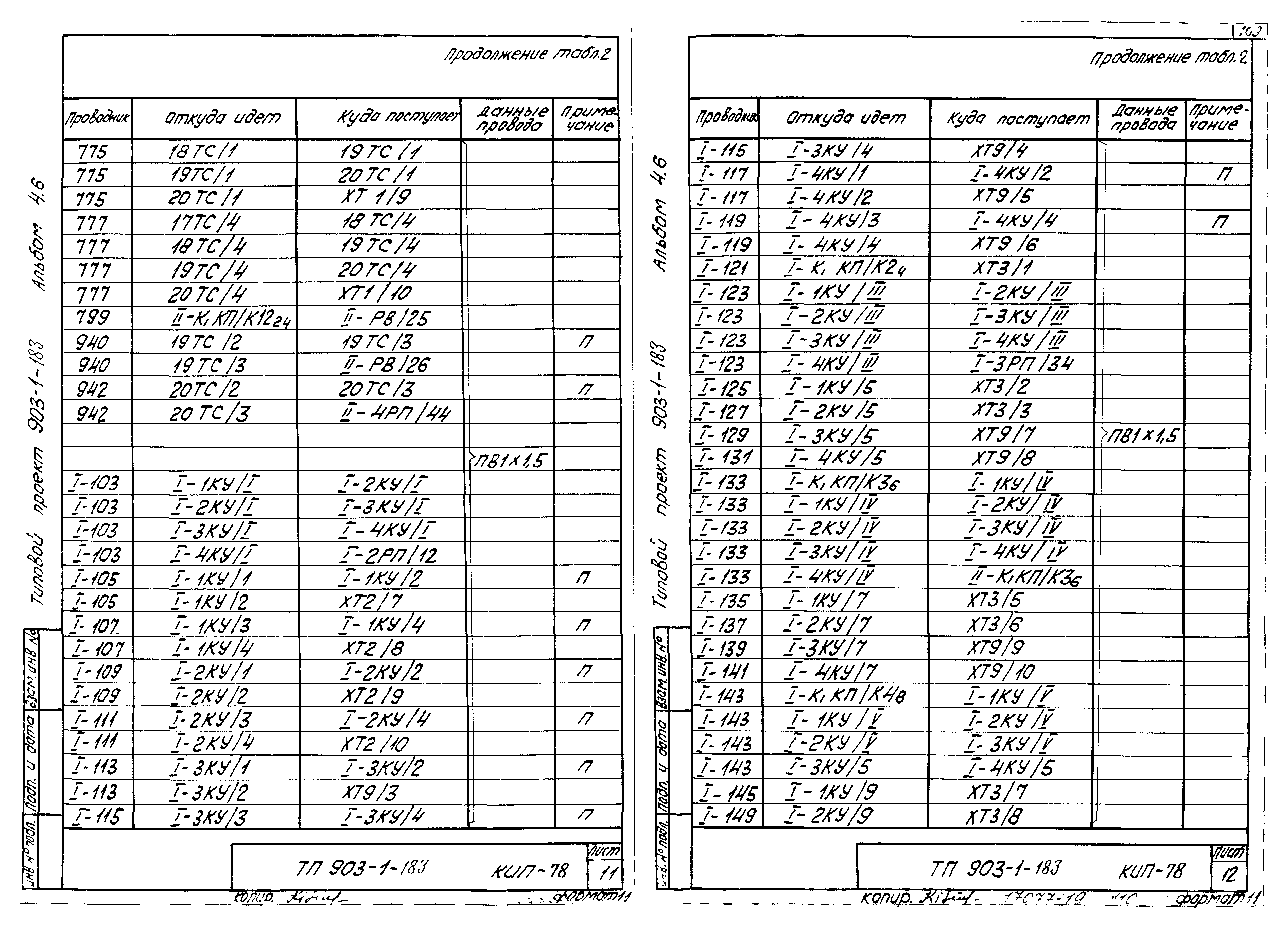 Типовой проект 903-1-183