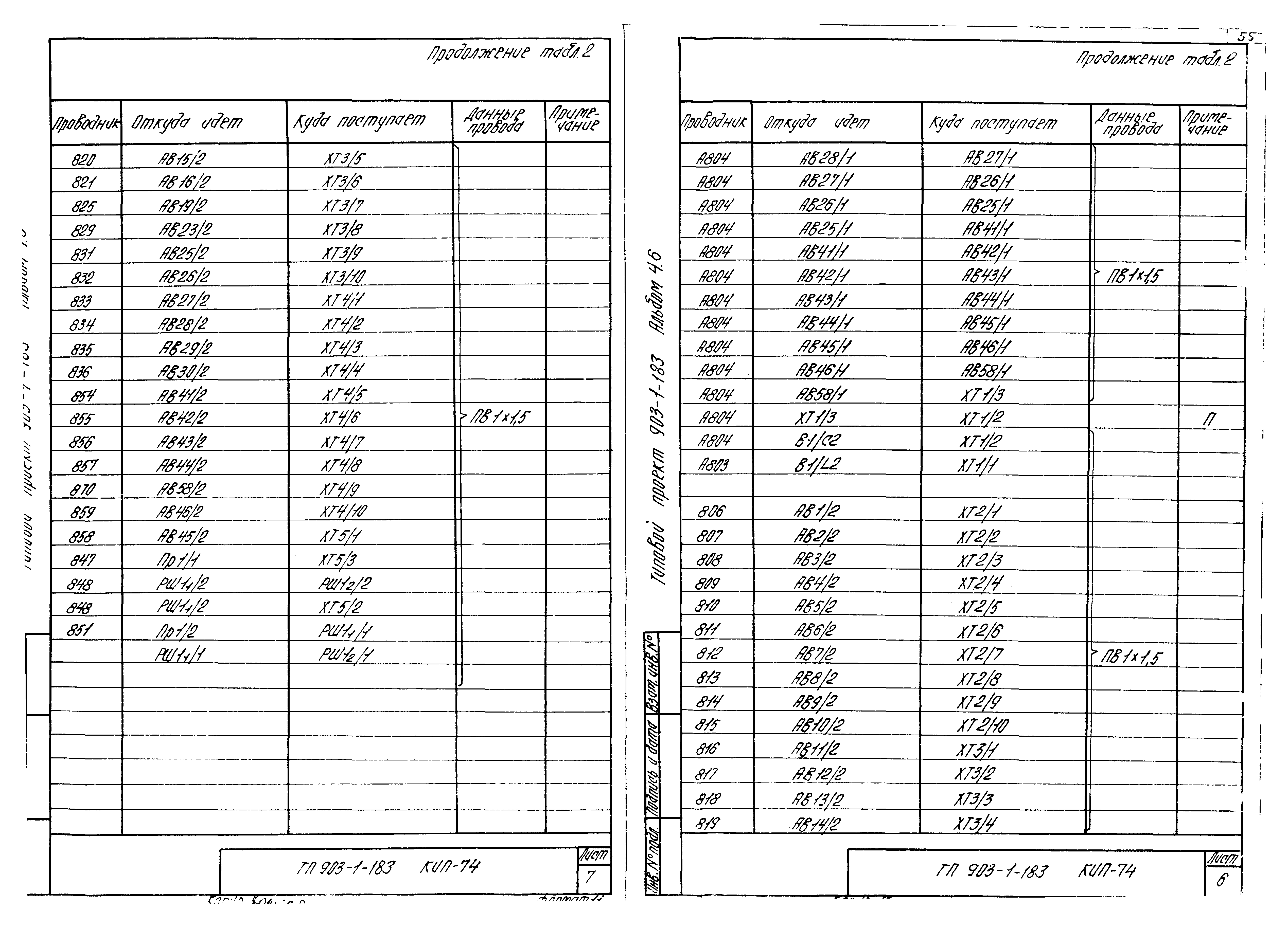 Типовой проект 903-1-183