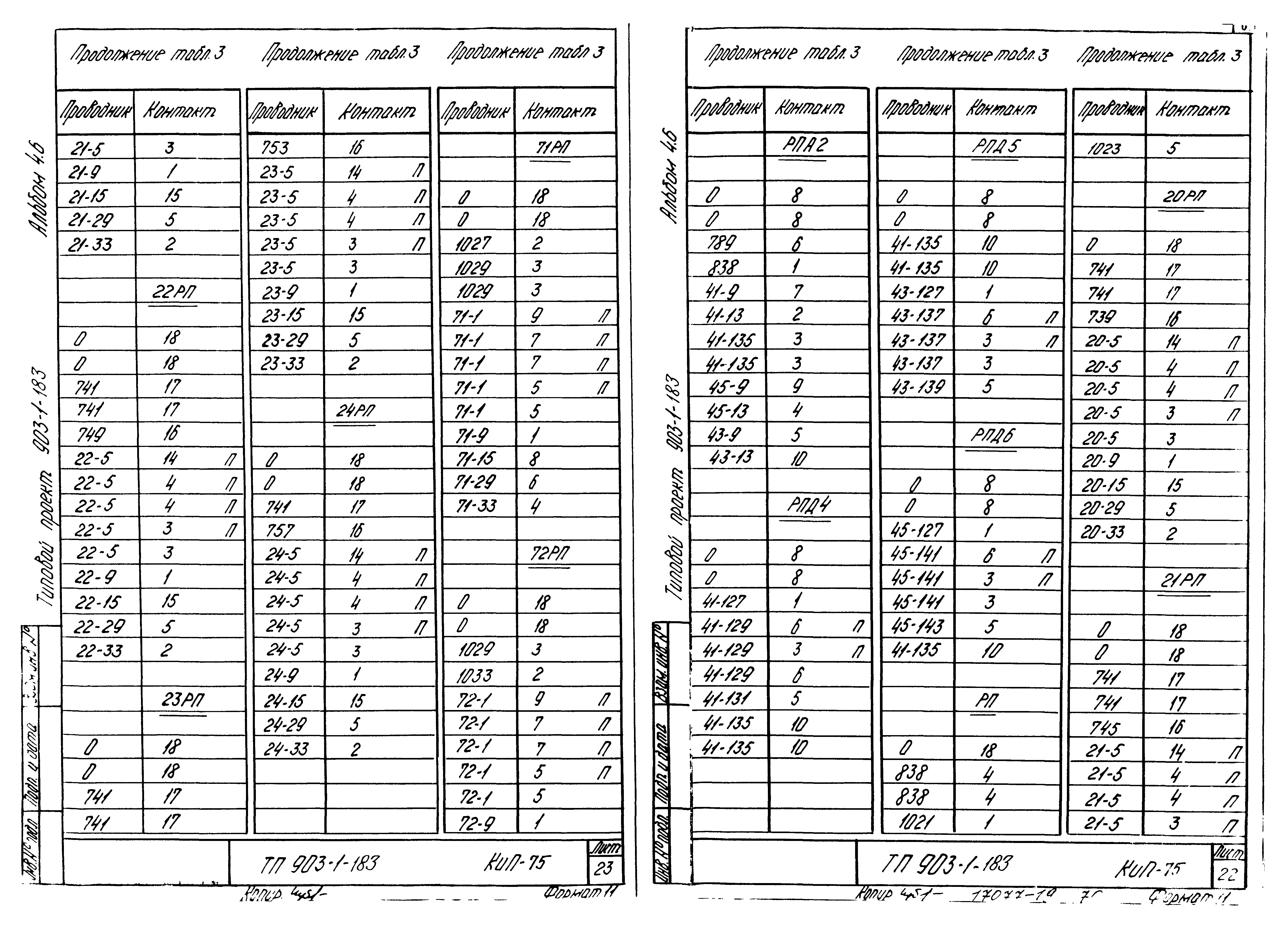 Типовой проект 903-1-183