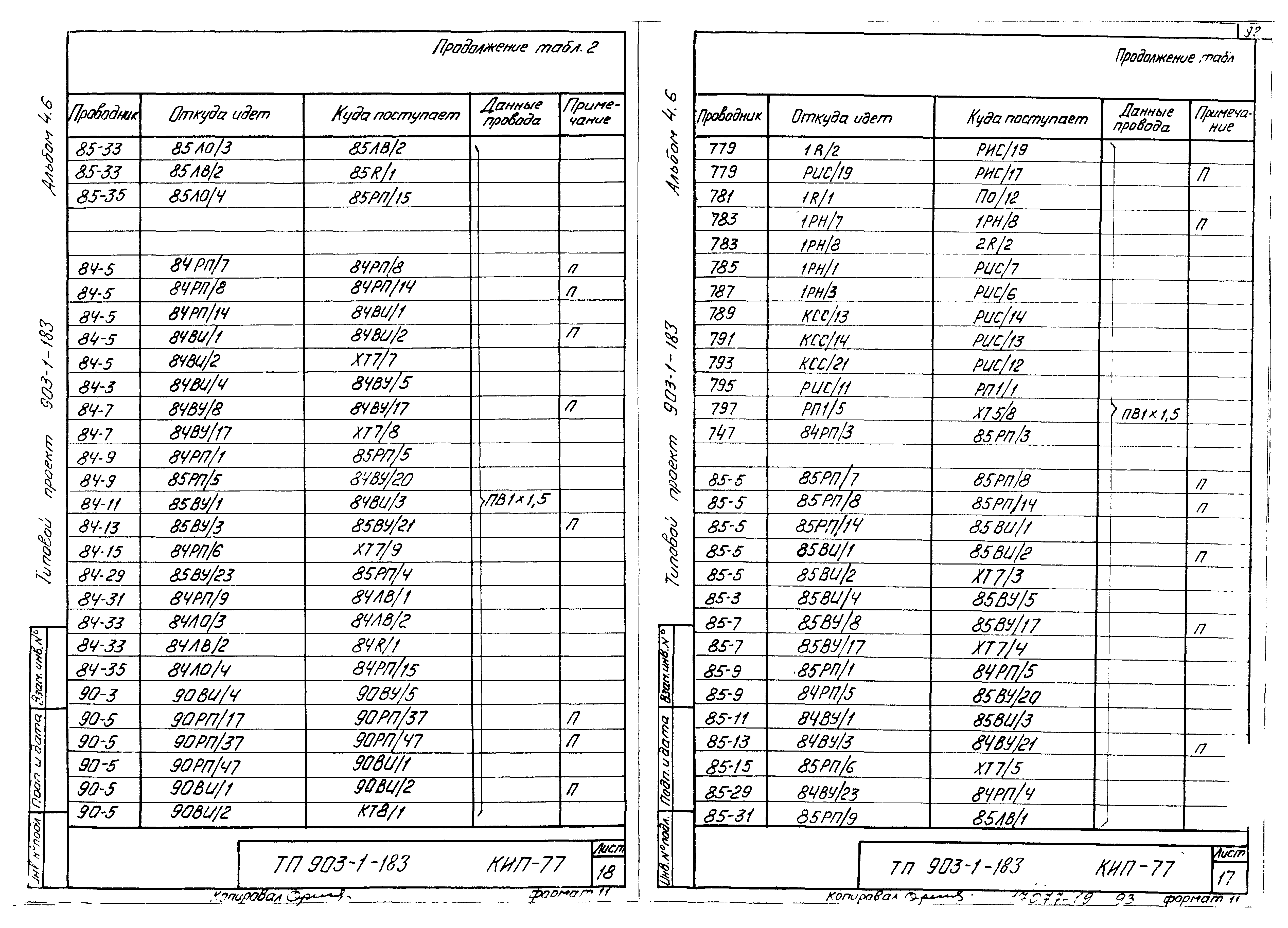 Типовой проект 903-1-183