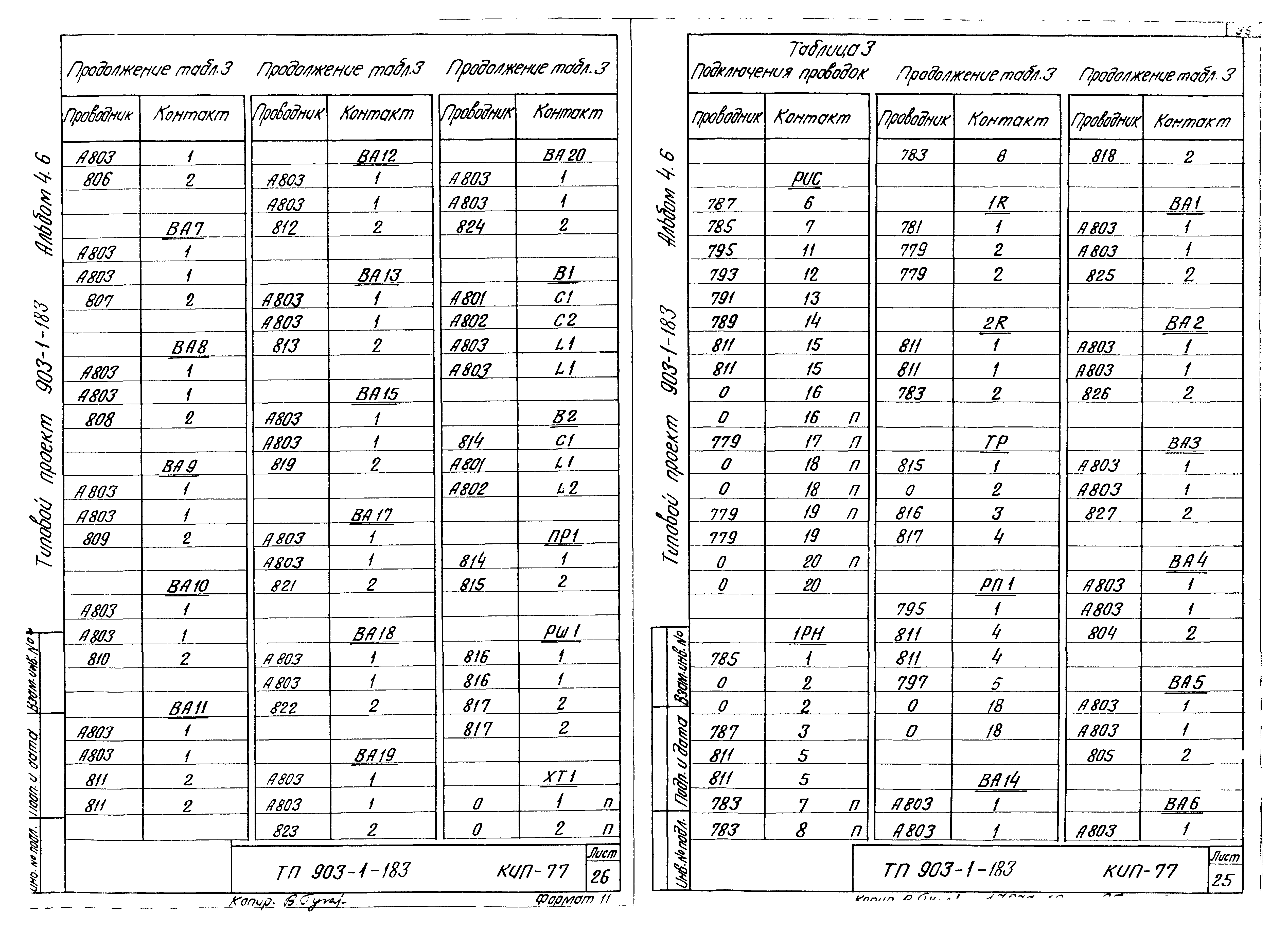 Типовой проект 903-1-183
