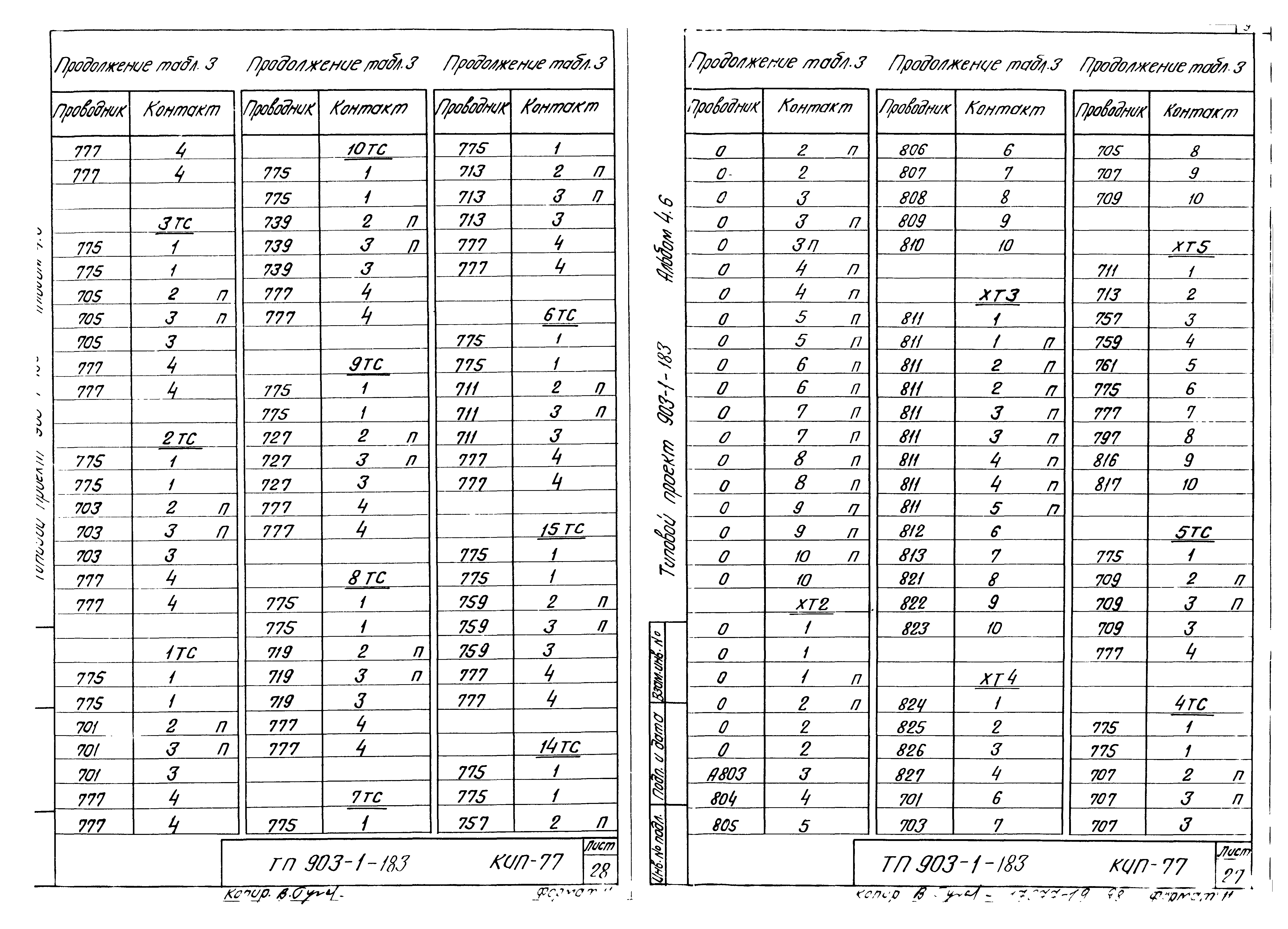 Типовой проект 903-1-183