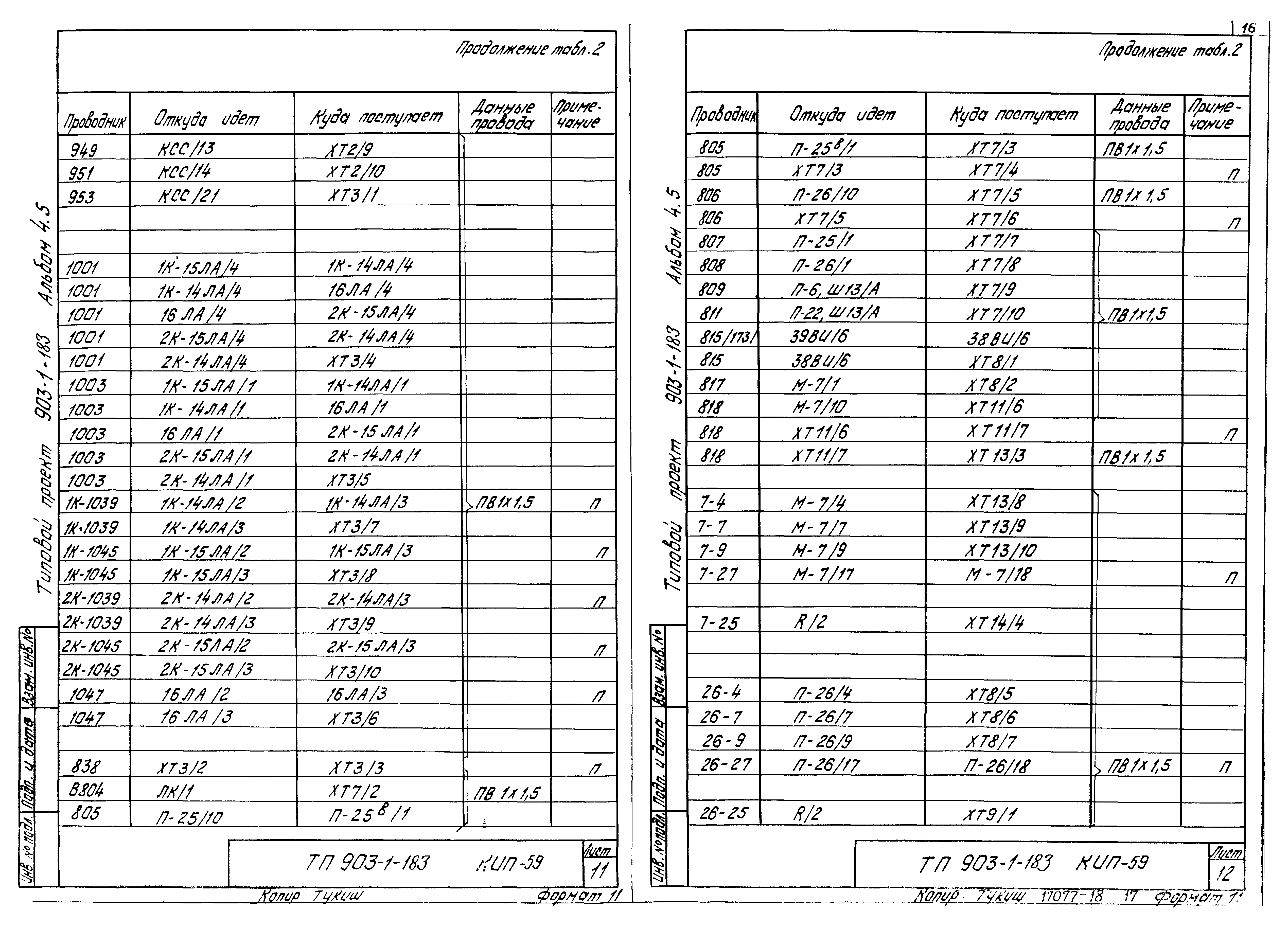 Типовой проект 903-1-183