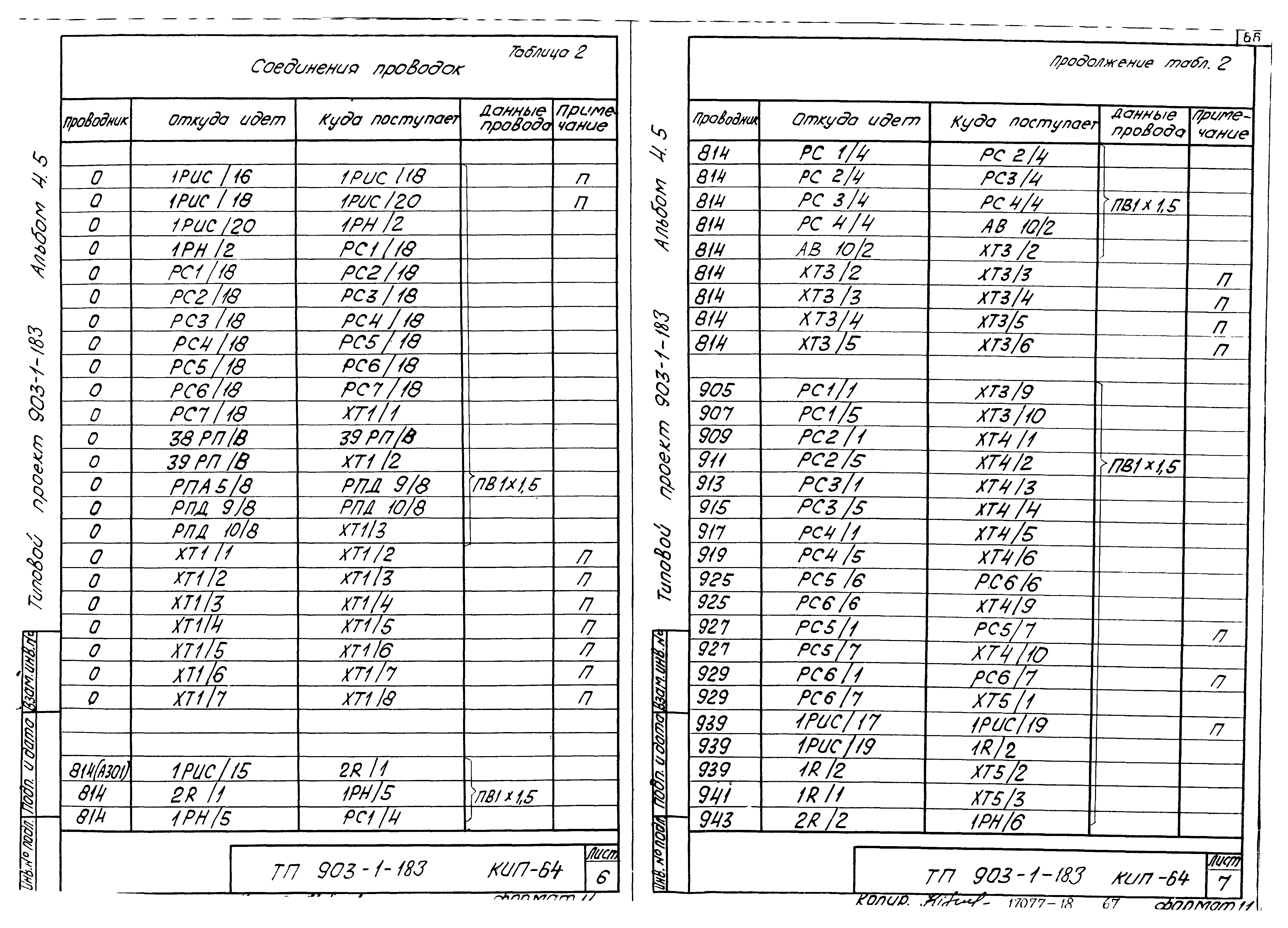Типовой проект 903-1-183