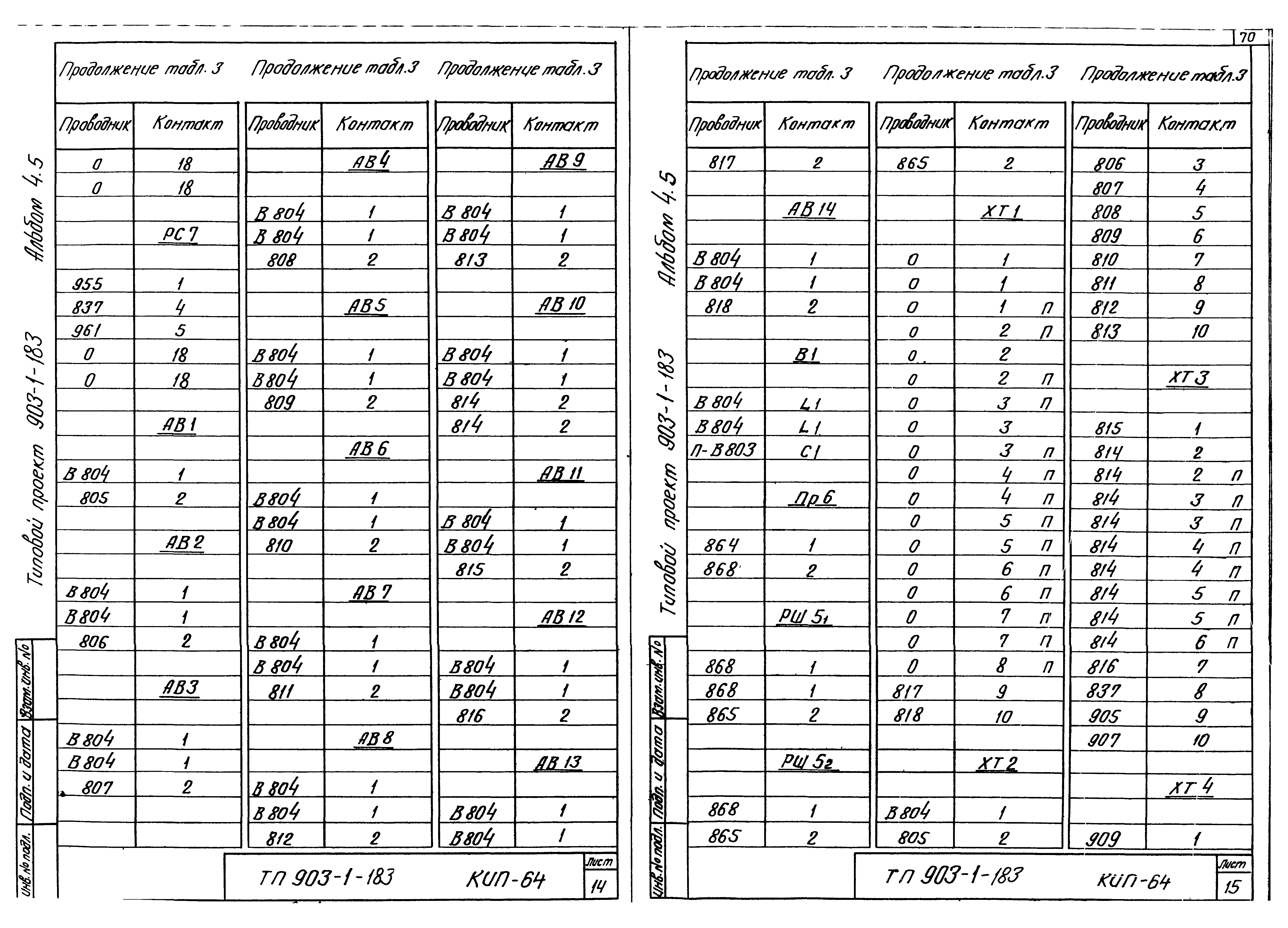 Типовой проект 903-1-183