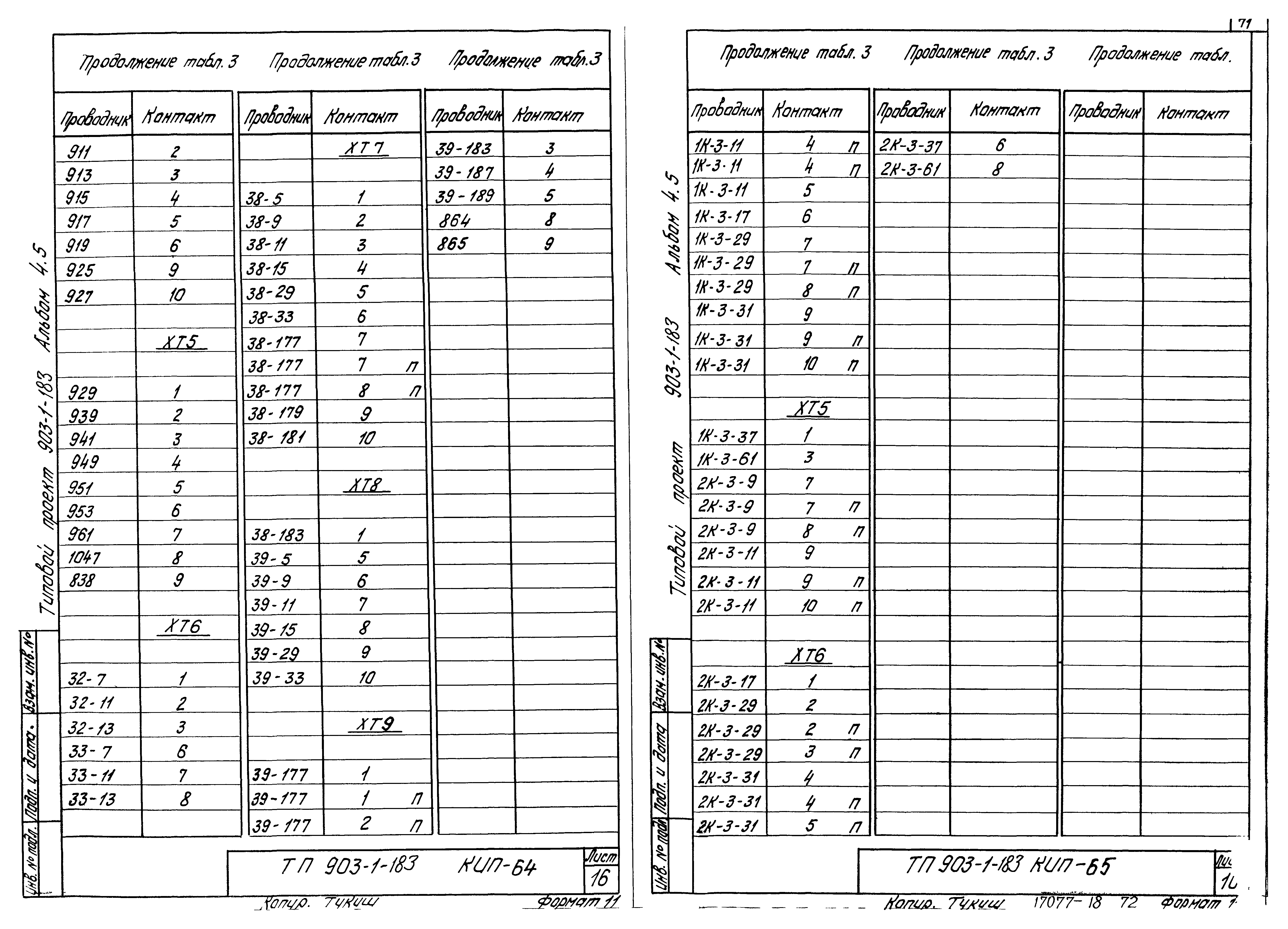 Типовой проект 903-1-183
