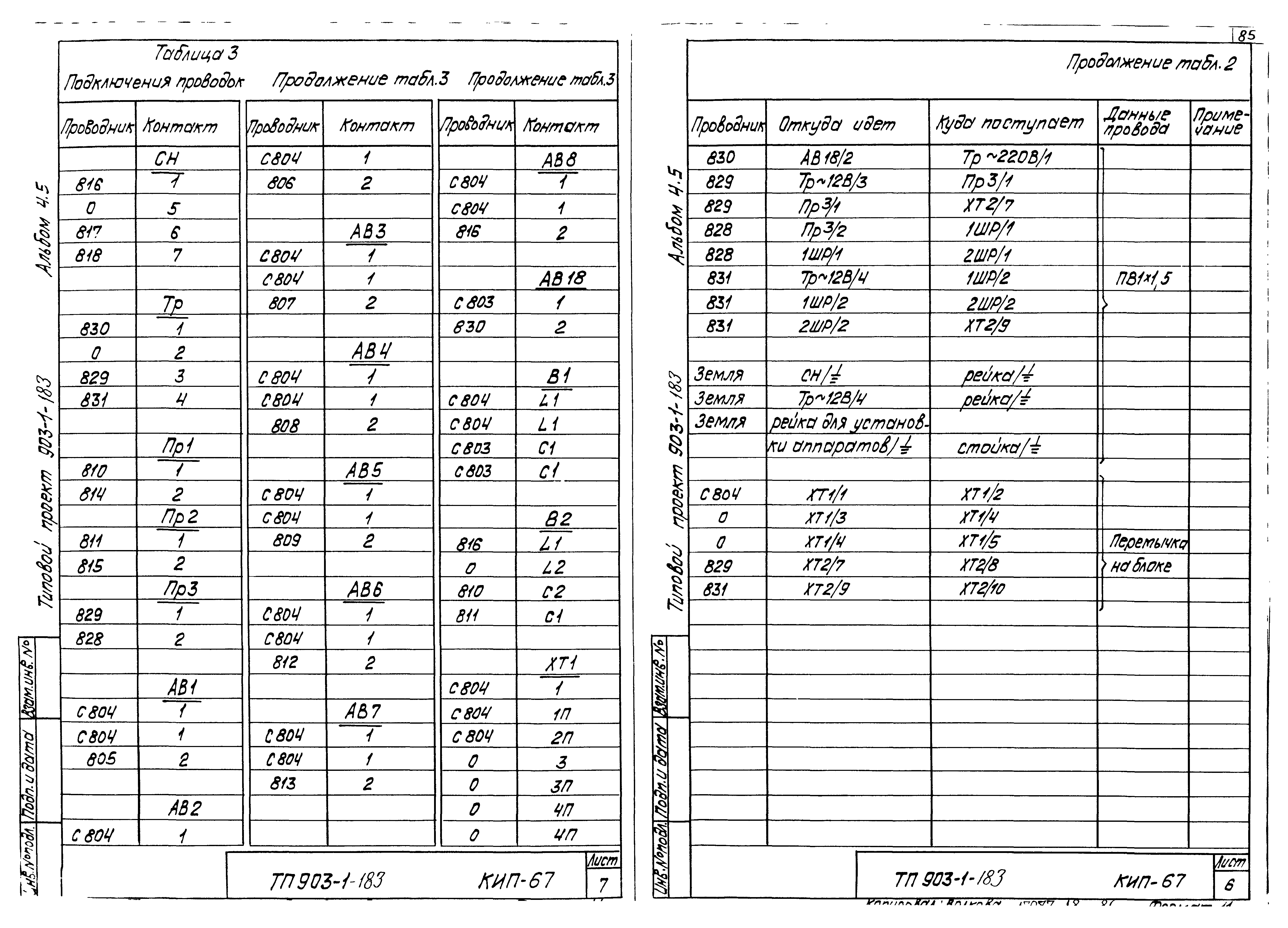 Типовой проект 903-1-183