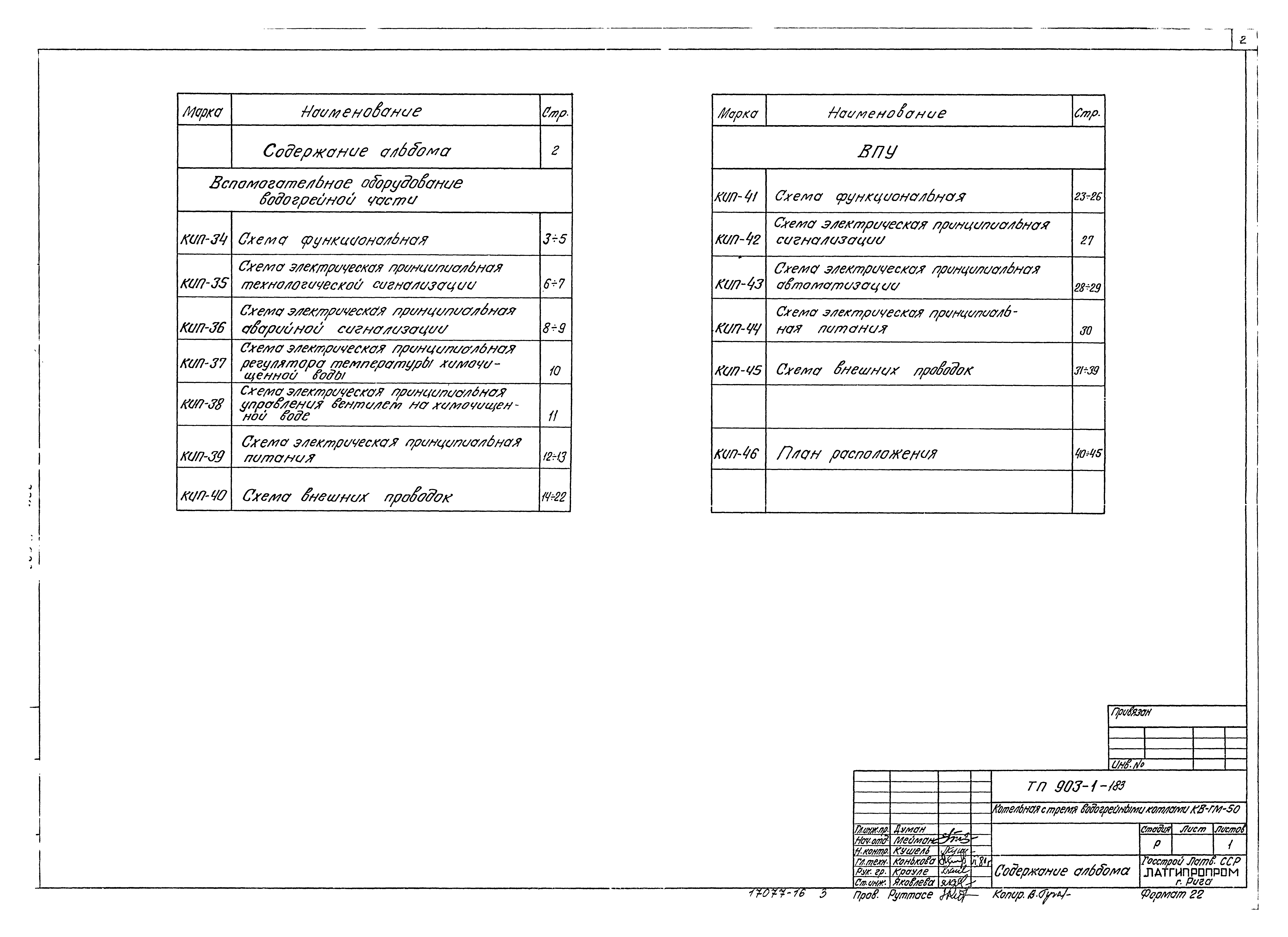 Типовой проект 903-1-183