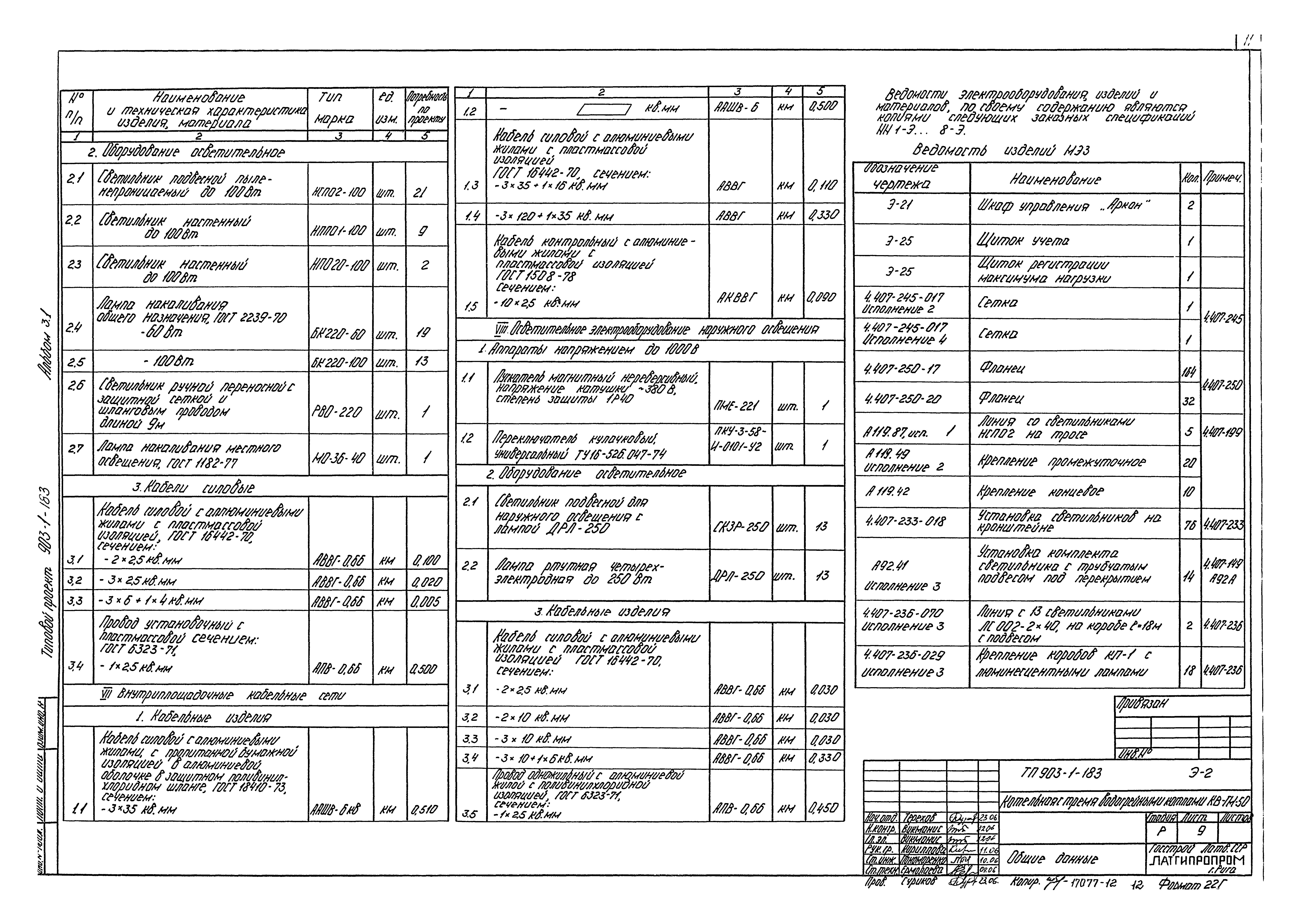 Типовой проект 903-1-183