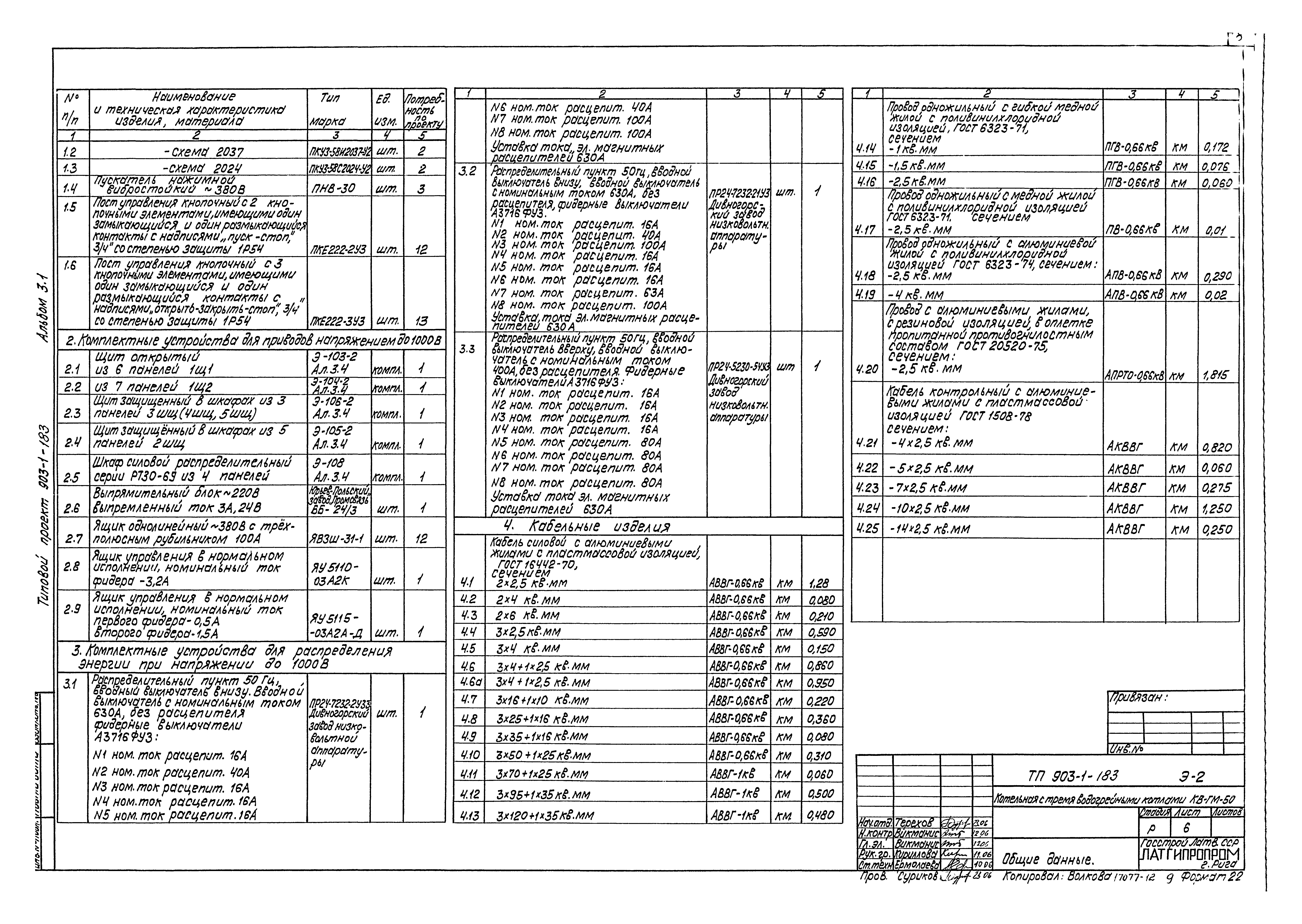 Типовой проект 903-1-183