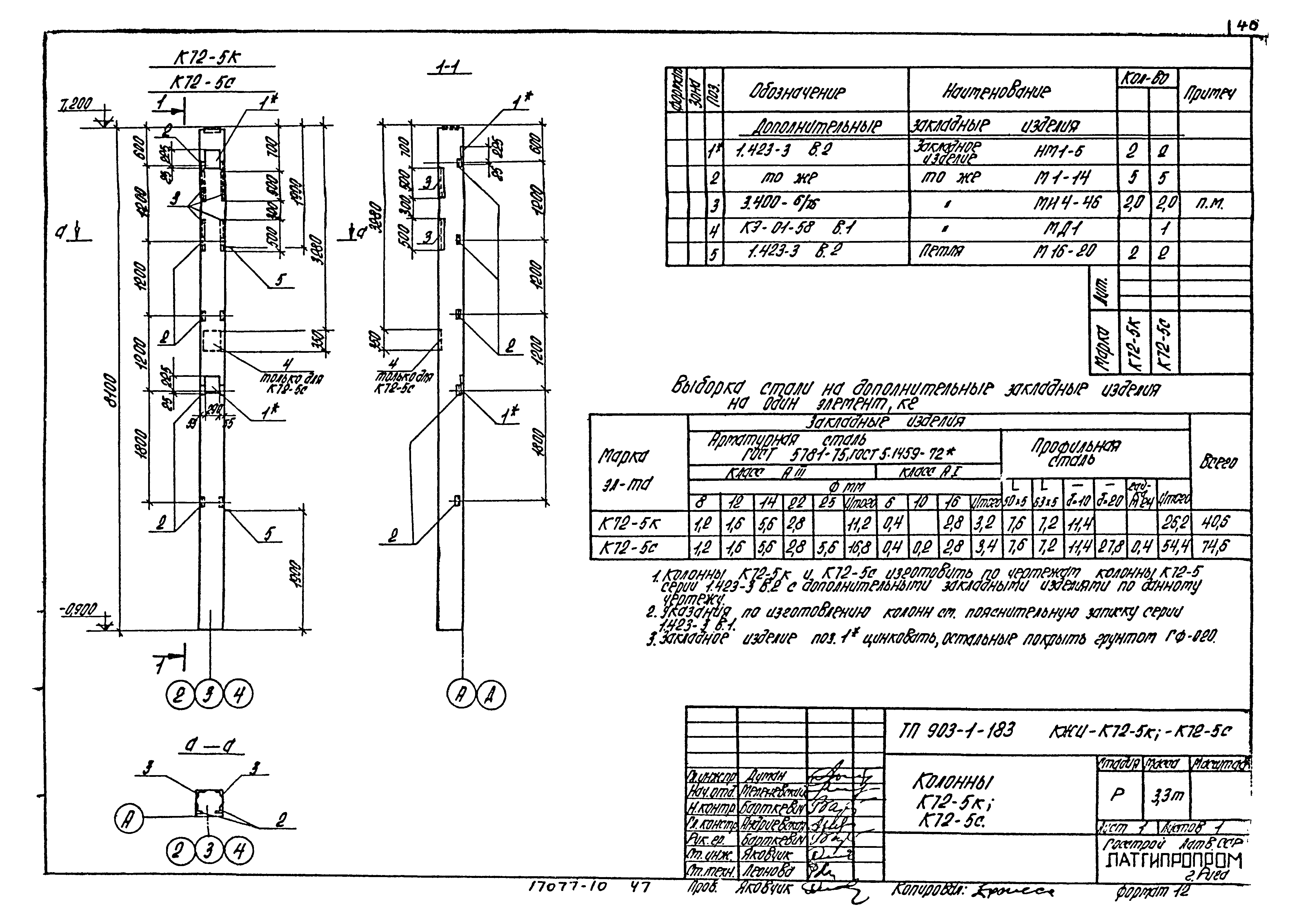 Типовой проект 903-1-183