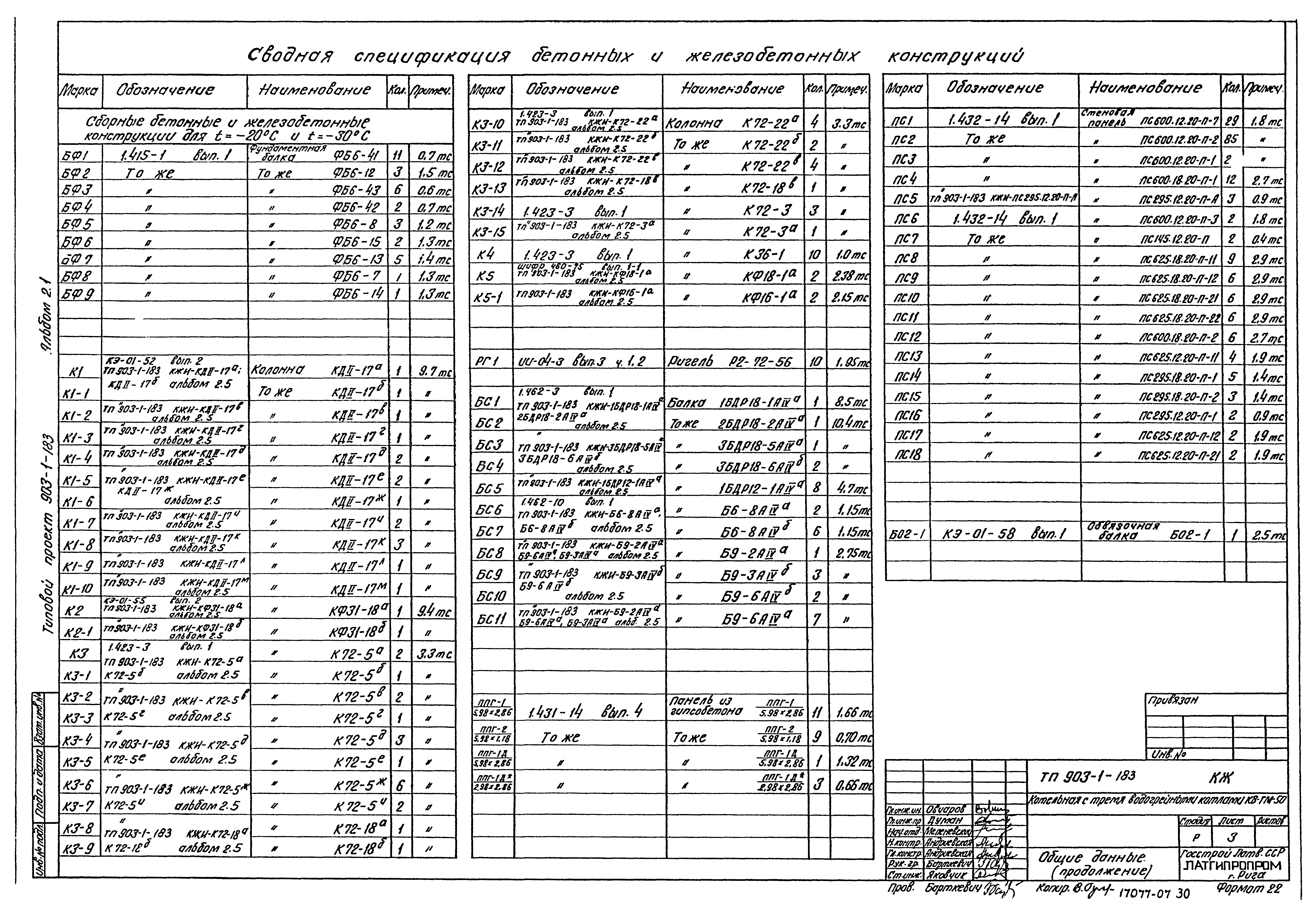 Типовой проект 903-1-183