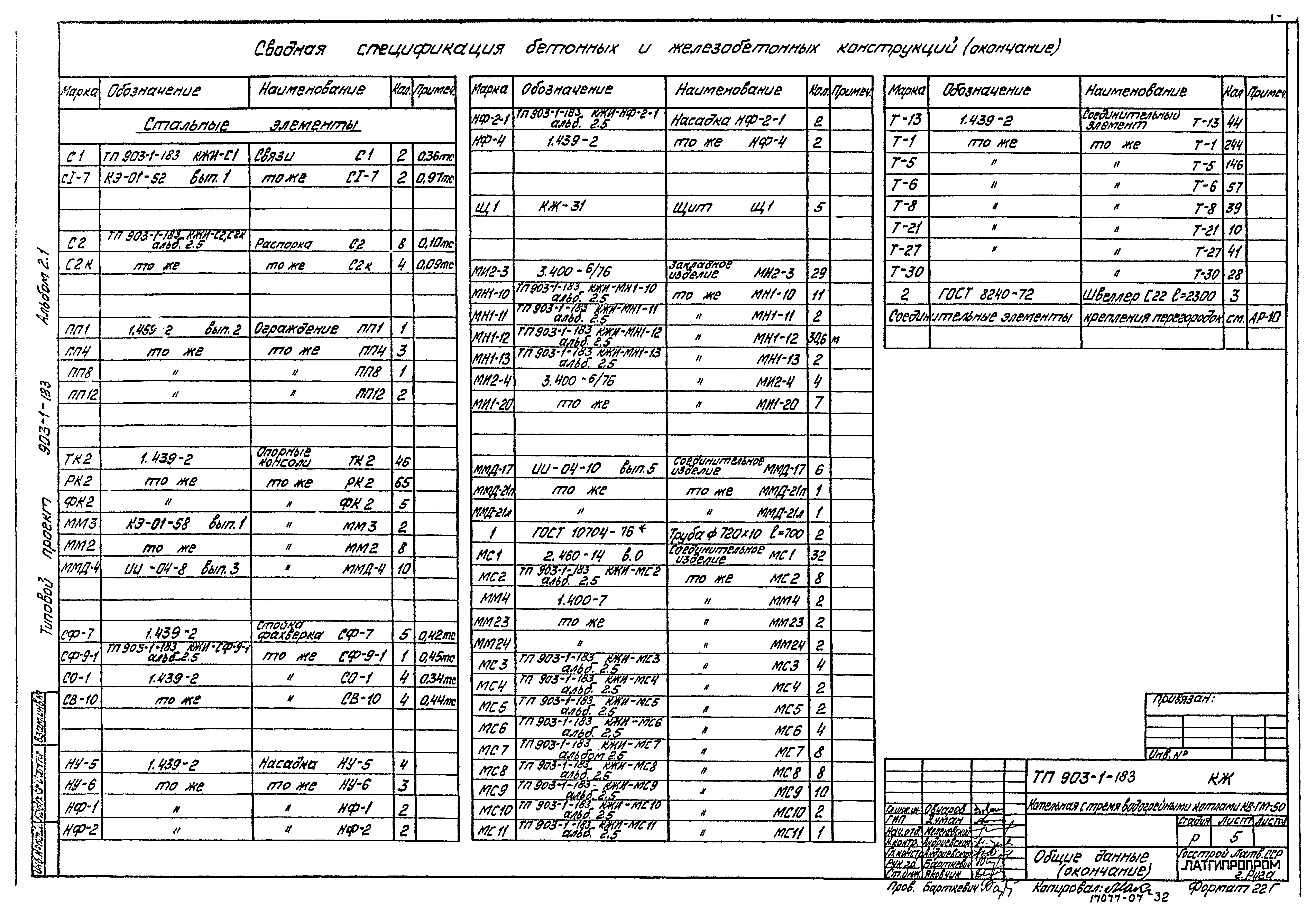 Типовой проект 903-1-183