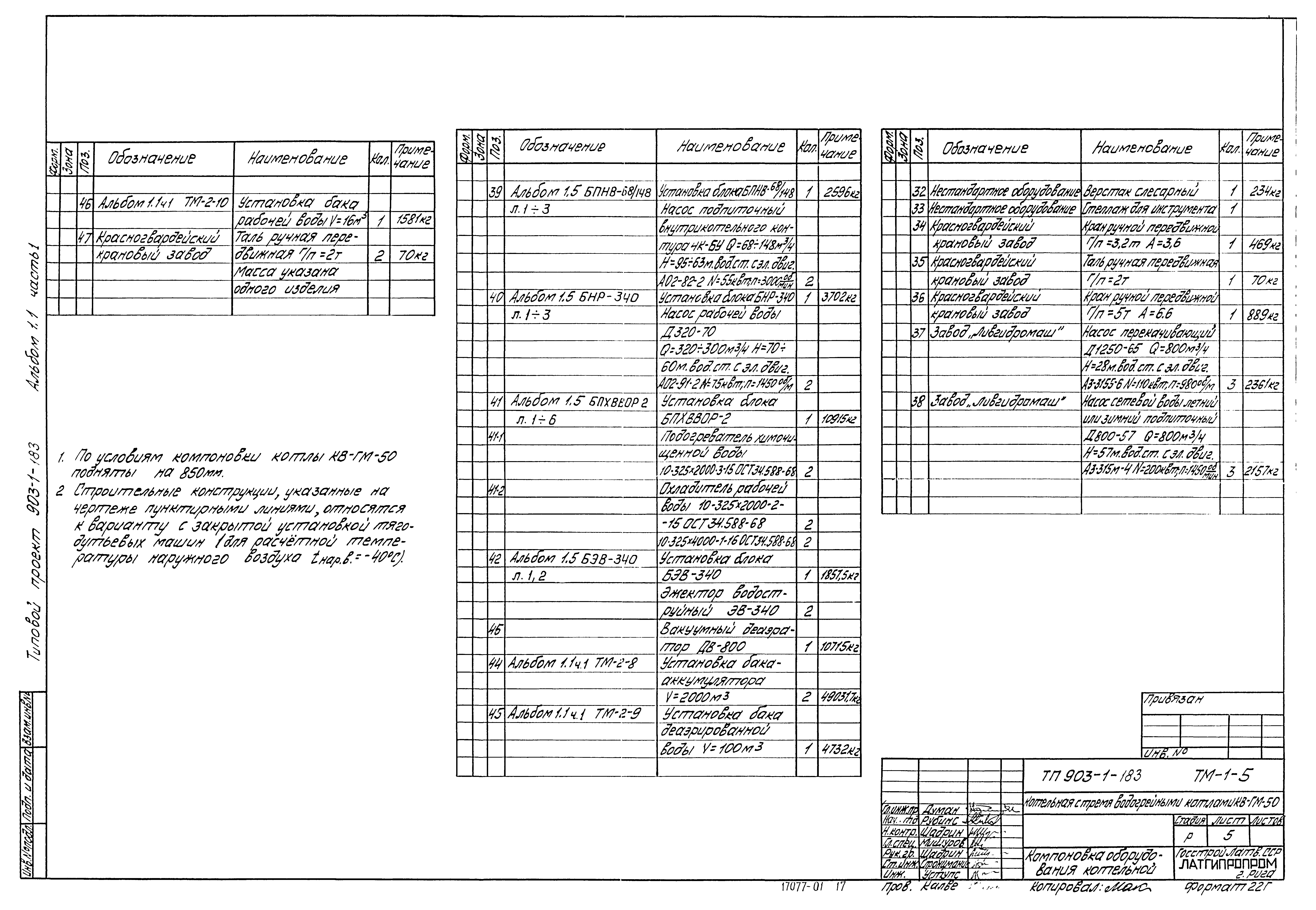 Типовой проект 903-1-183