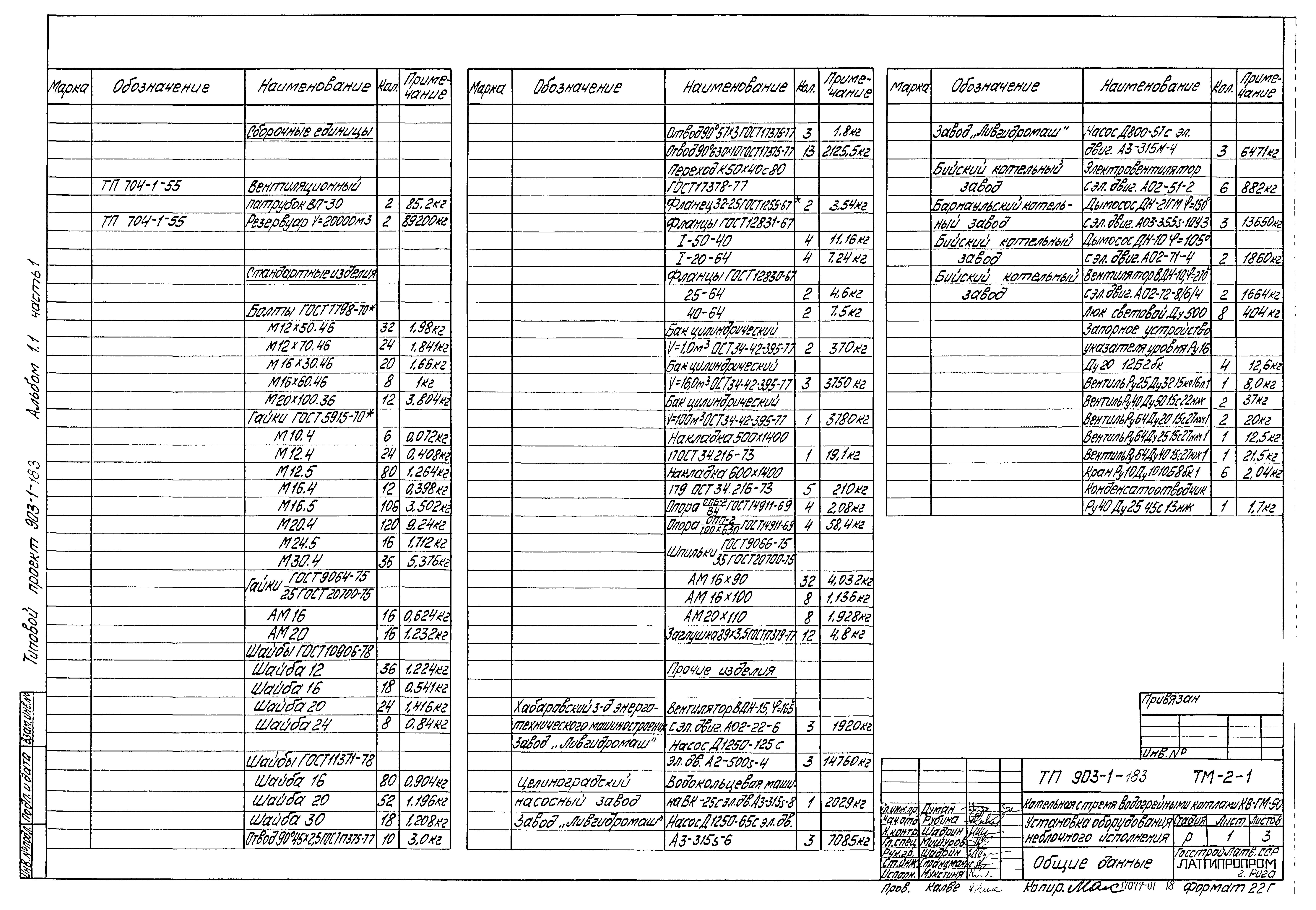 Типовой проект 903-1-183