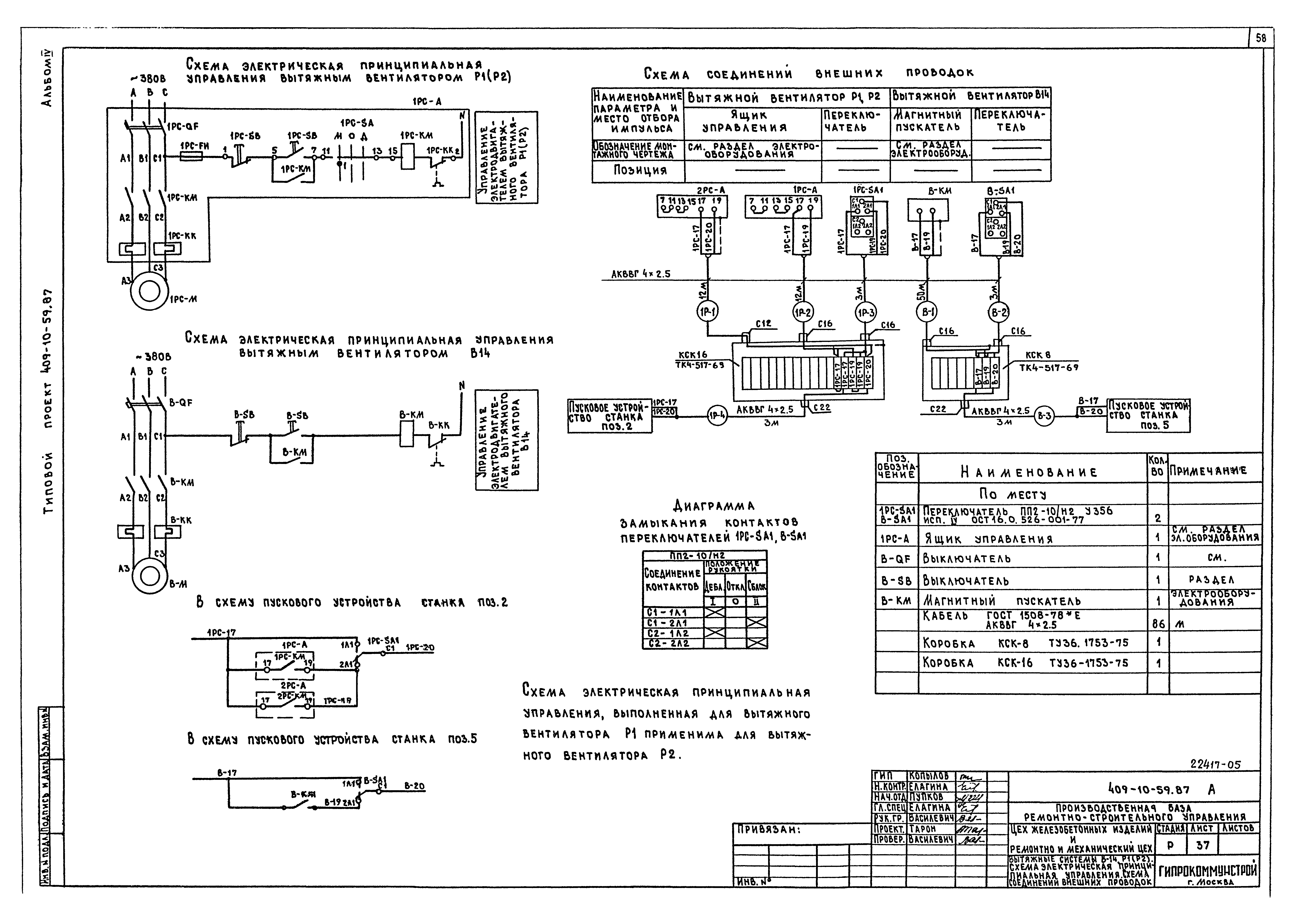 Типовой проект 409-10-59.87