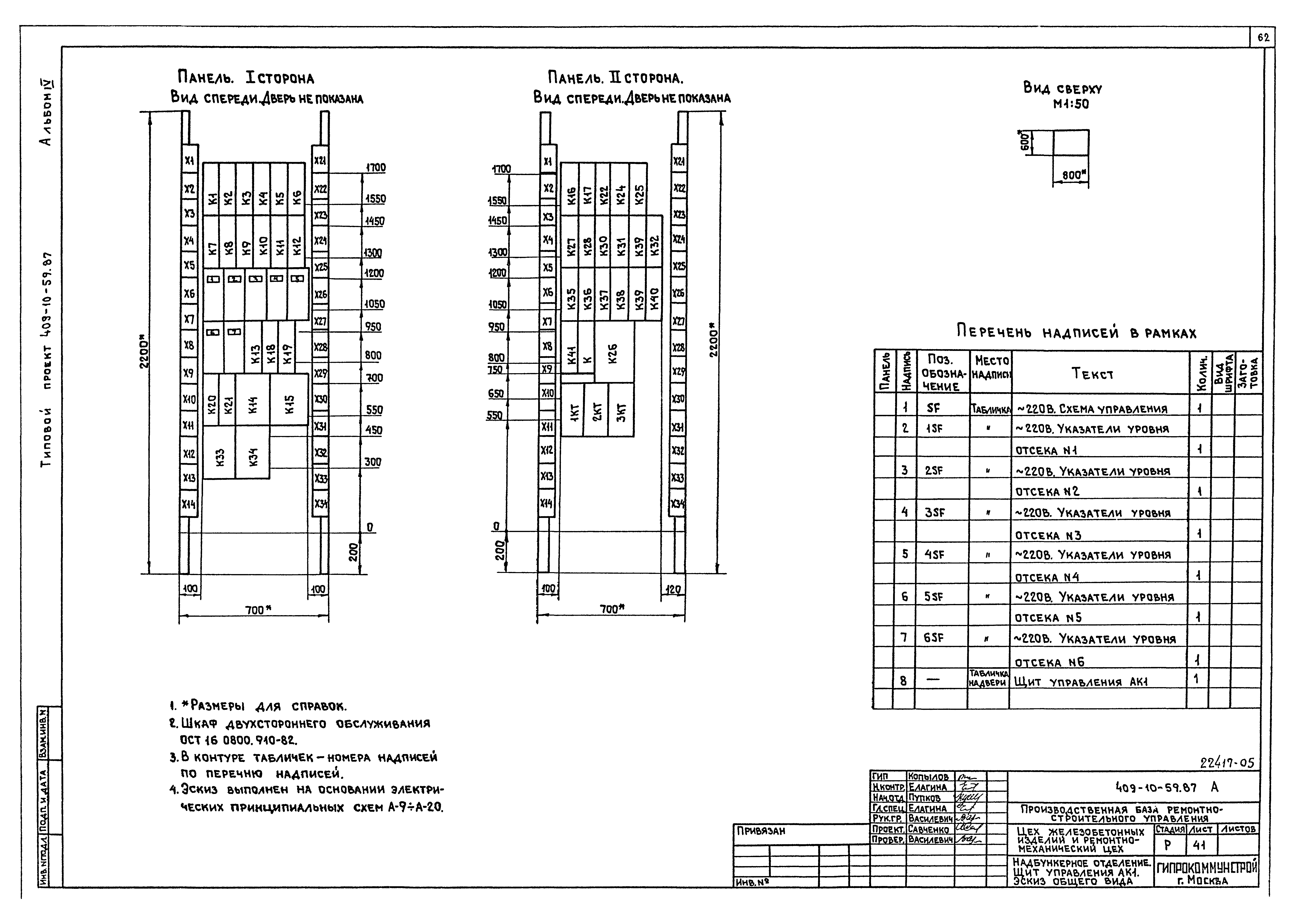 Типовой проект 409-10-59.87