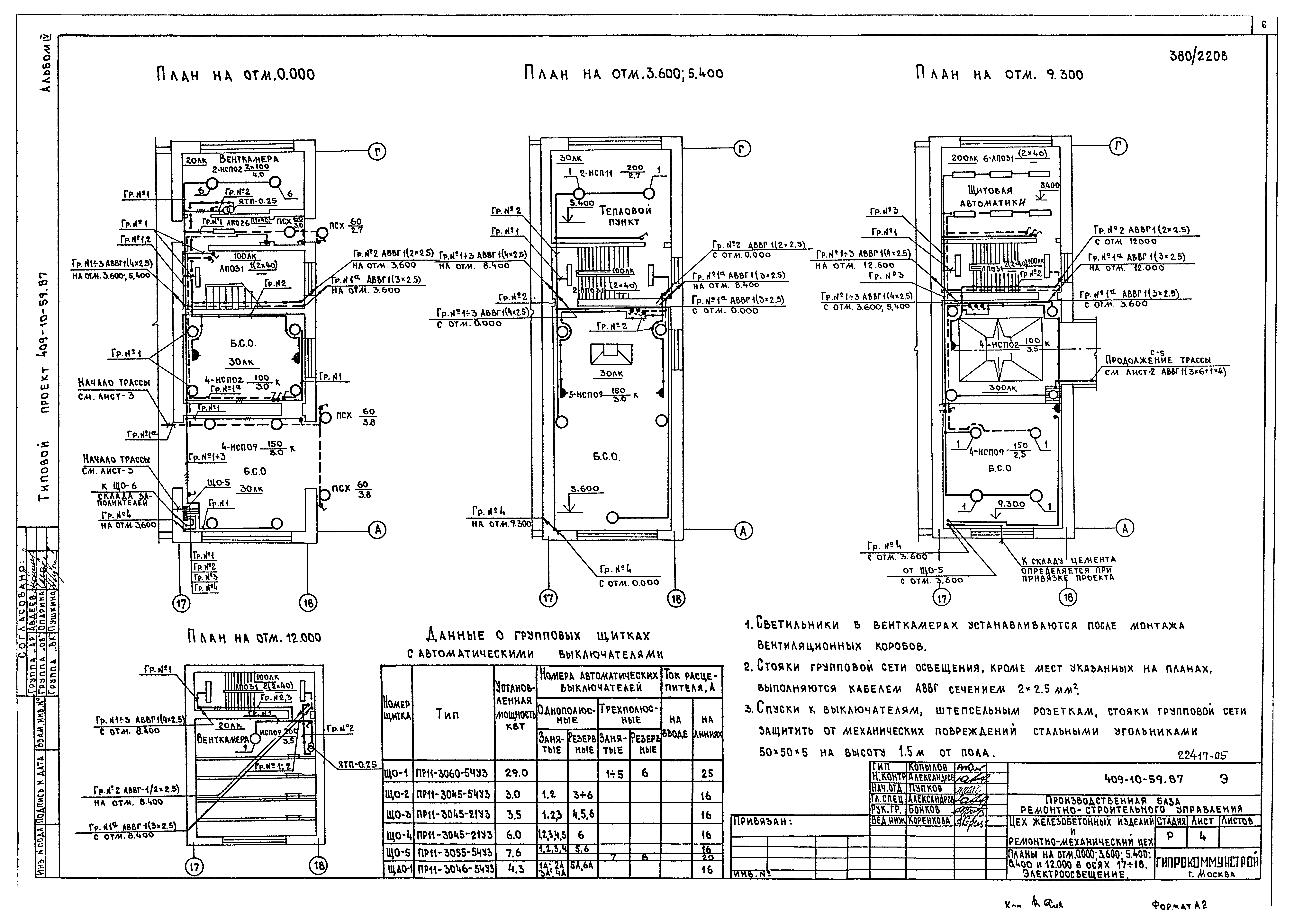 Типовой проект 409-10-59.87