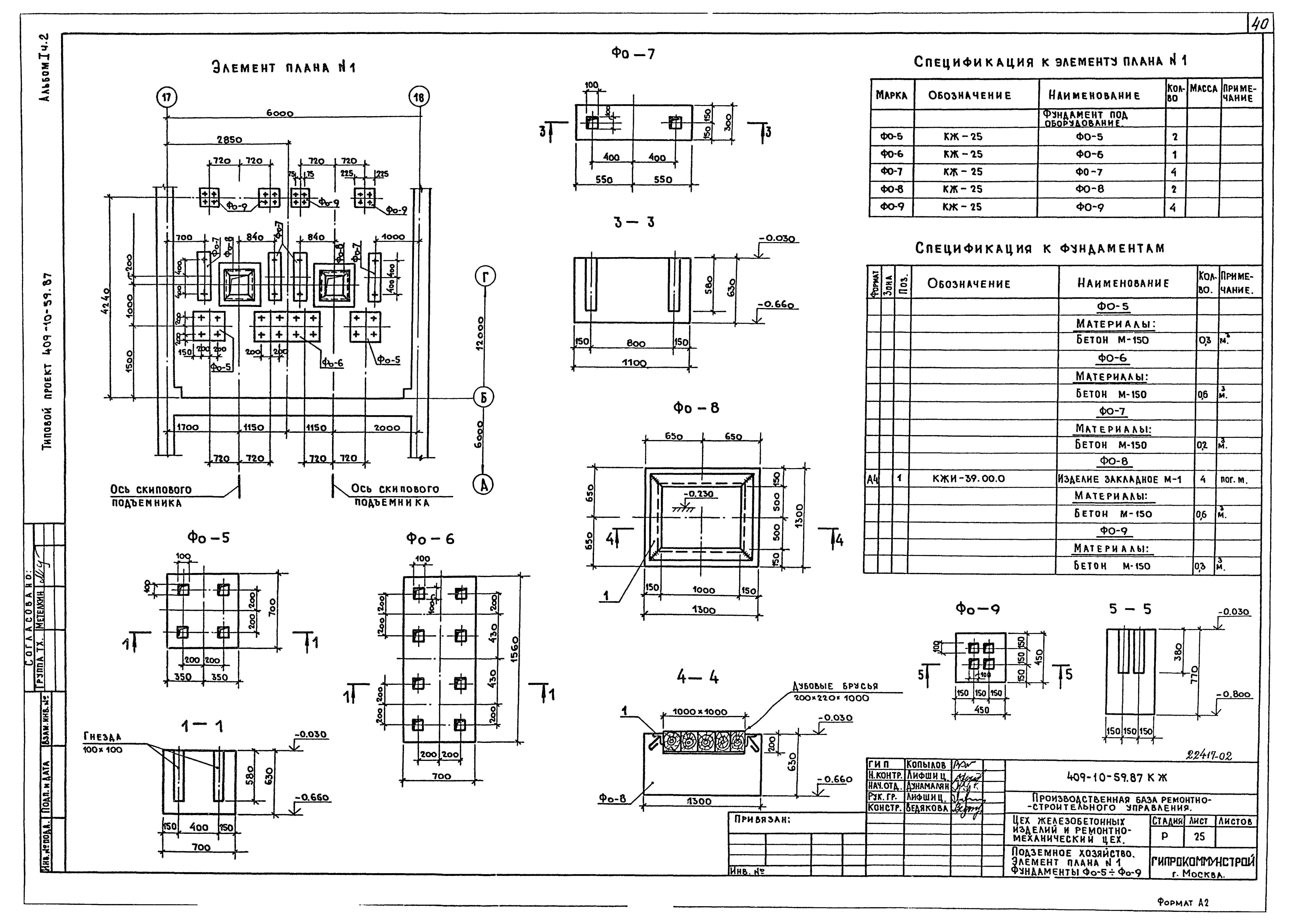 Типовой проект 409-10-59.87